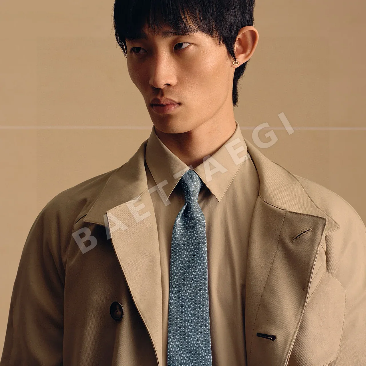 에르메스 남성실크 넥타이 112487