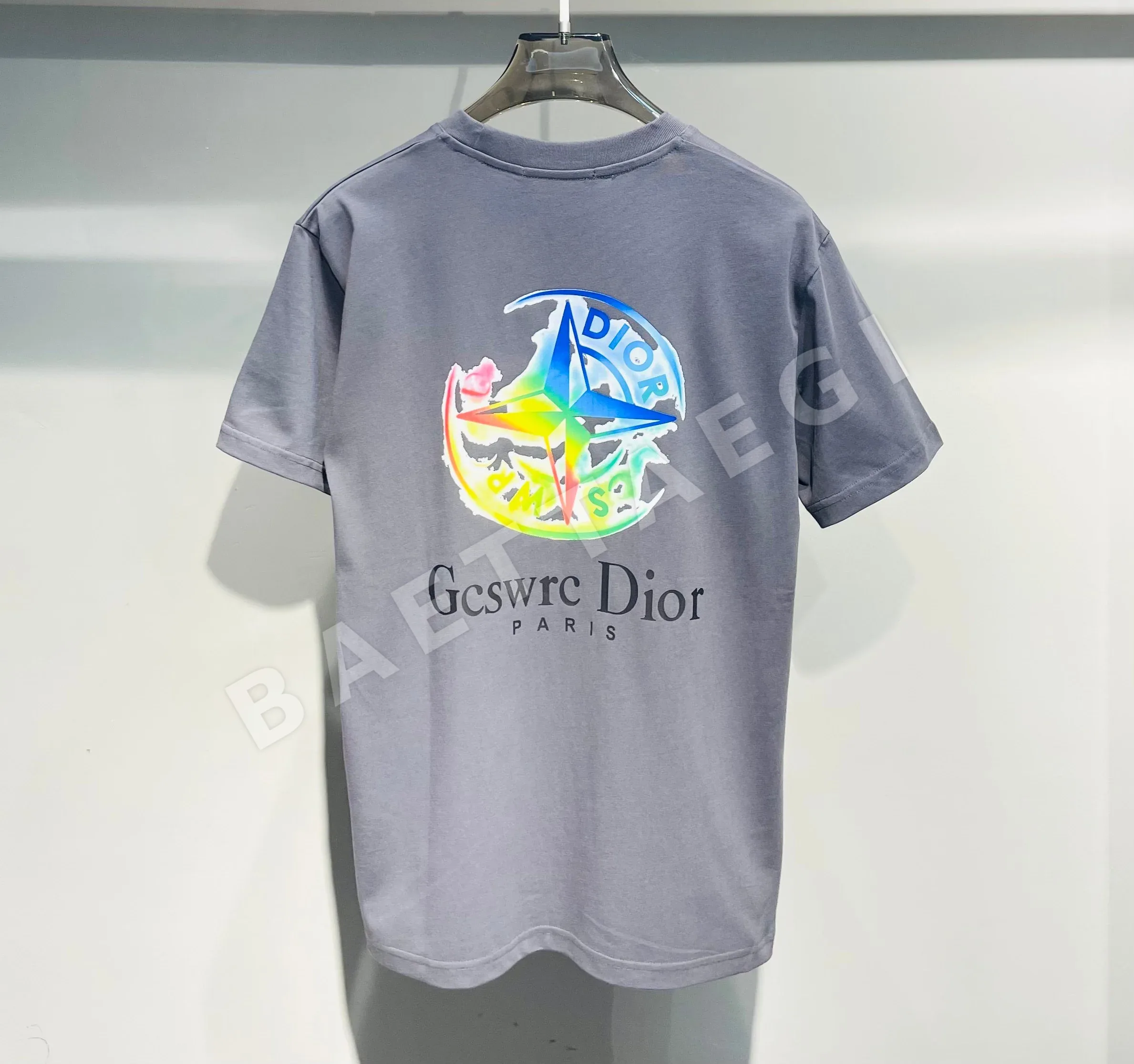 스톤아일랜드 레터 프린트 코튼 반팔 티셔츠 상세 이미지 8