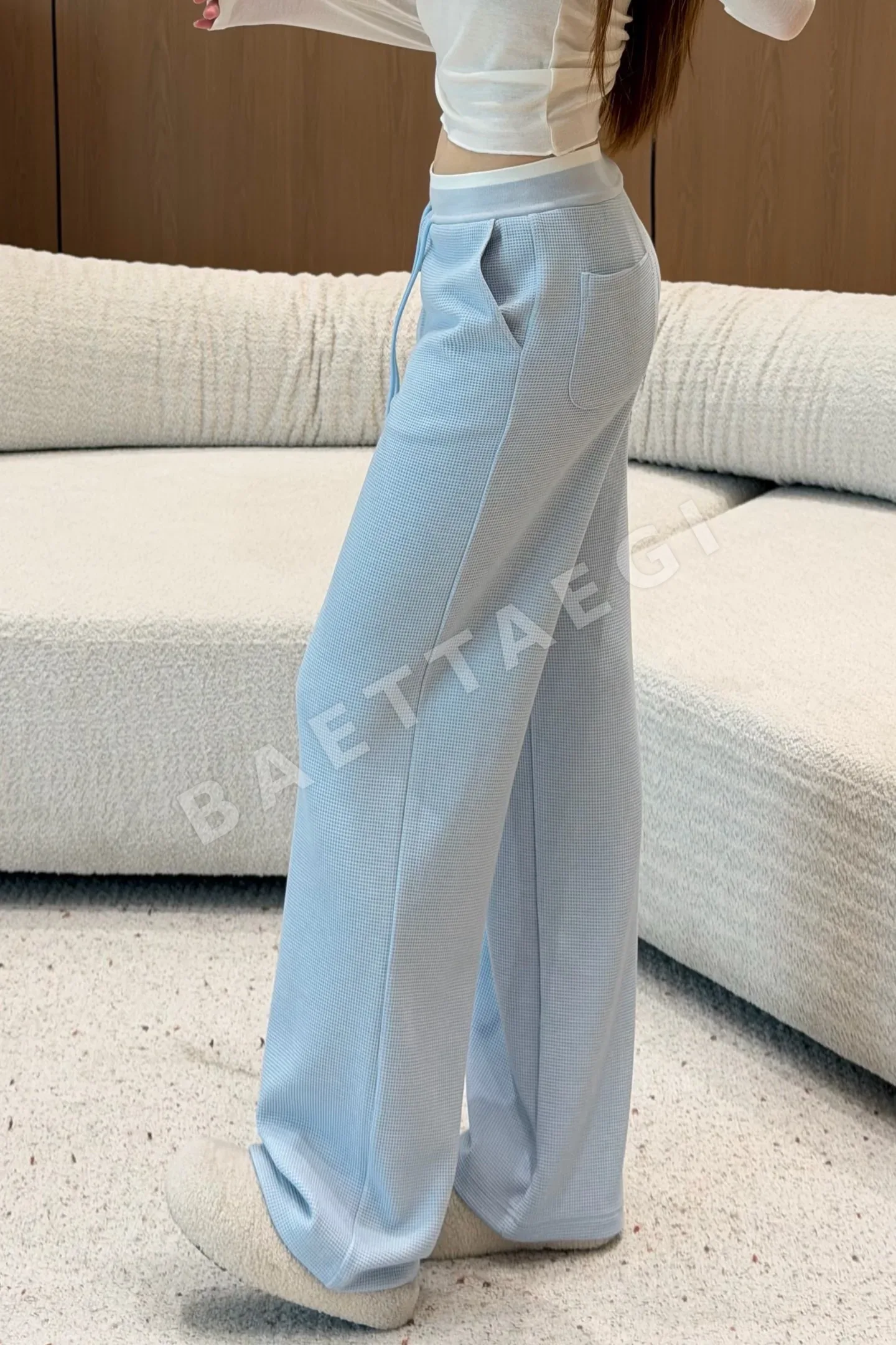 크롬하츠 드로스트링 여성 바지 상세 이미지 6