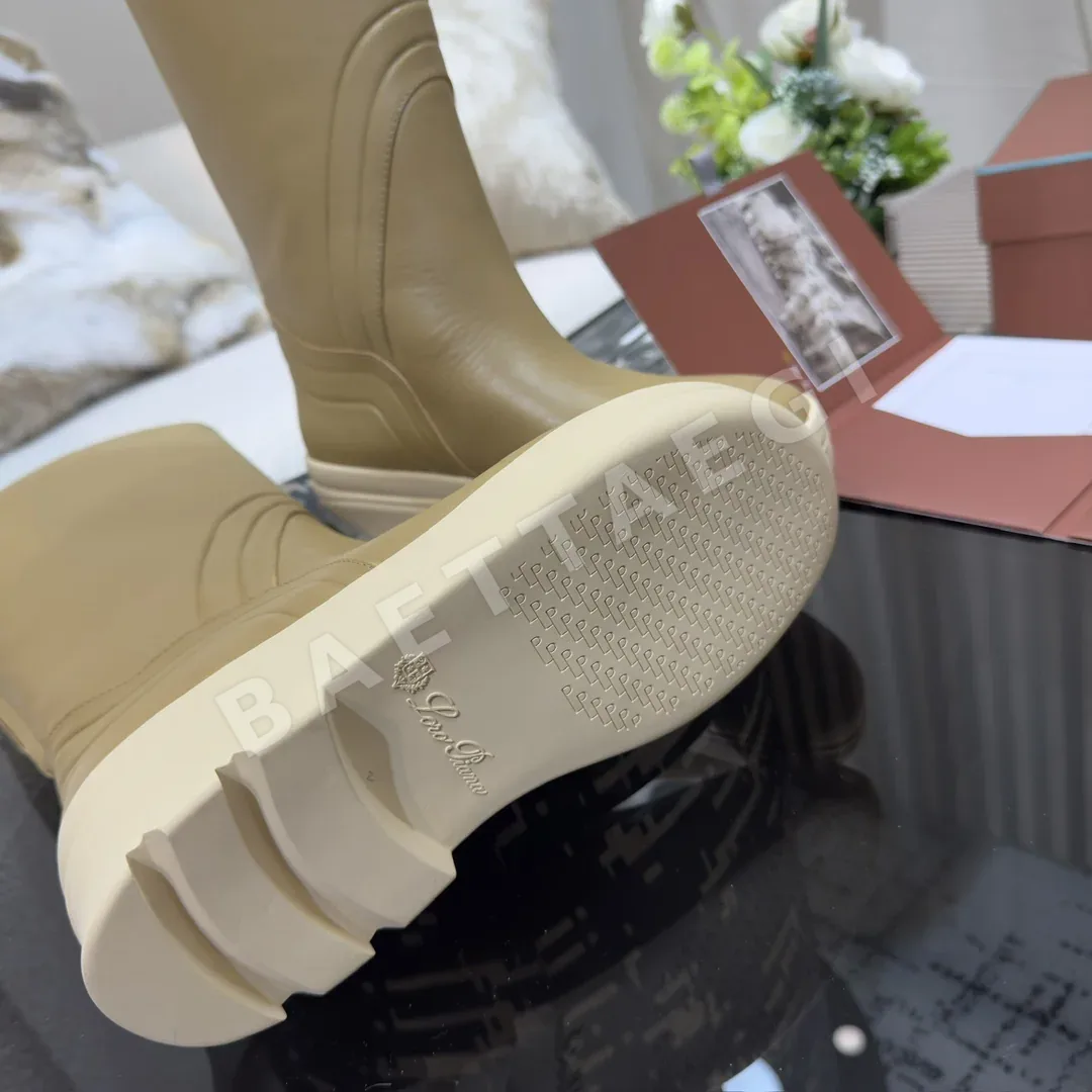 로로피아나 레이크사이드 카프스킨 미드카프 부츠 상세 이미지 6
