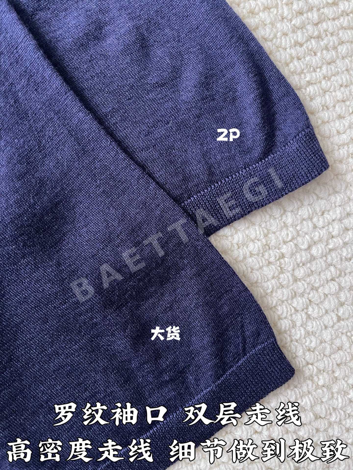 로로피아나 울 반팔 폴로셔츠 상세 이미지 7