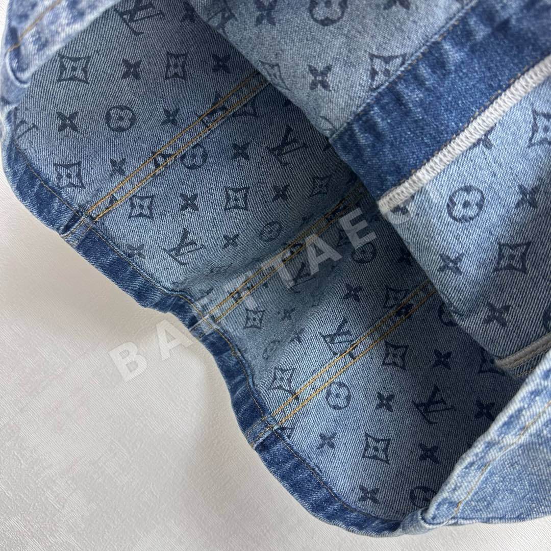 루이비통 데님 자수 원피스 상세 이미지 5