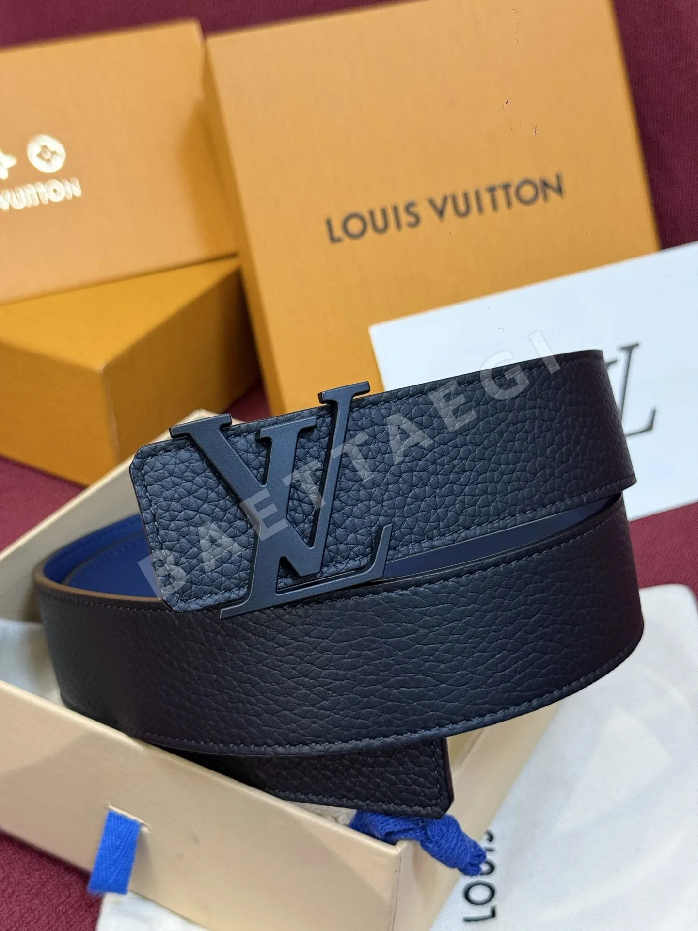루이비통 다미에 LV 리버시블 벨트 상세 이미지 6