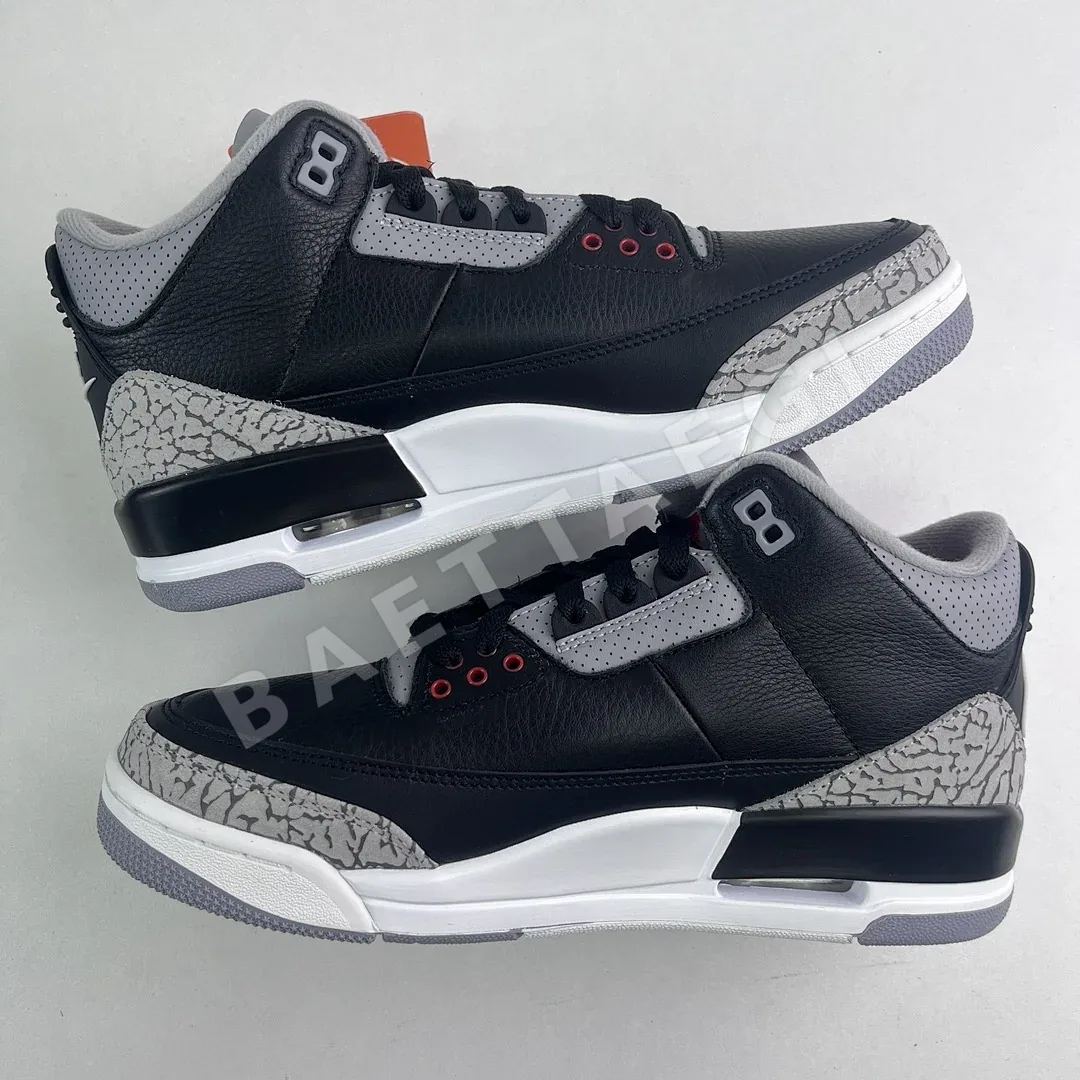 나이키 [GX] 조던 3 레트로 OG DN3707-010 201343 Nike Jordan 3 Retro OG Black Cemen 상세 이미지 3