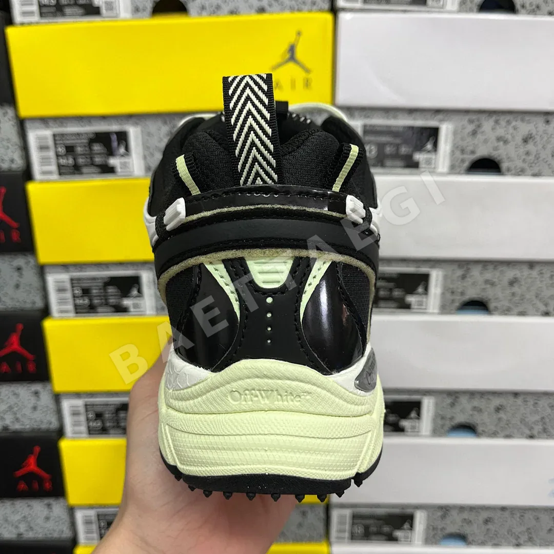 오프화이트 비 라이트 백 202401 Off White Be Right Back Black Lime 상세 이미지 7