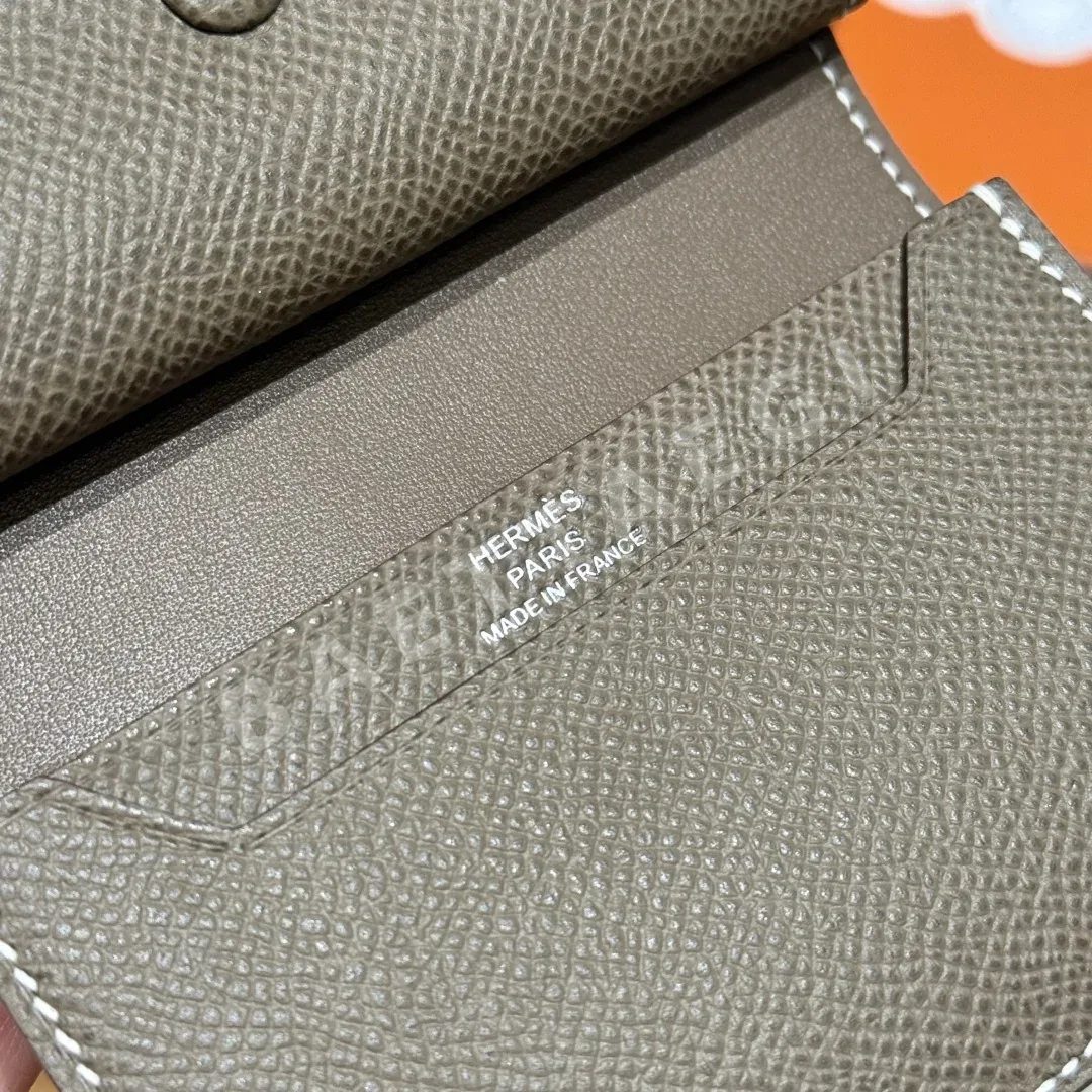 에르메스 베안 카드홀더 미니 소가죽 지갑 상세 이미지 8