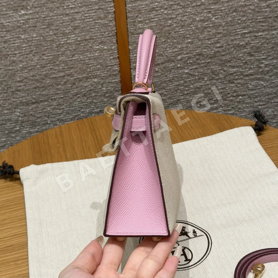 에르메스 켈리 미니 2 앱송 가죽 지갑 상세 이미지 4