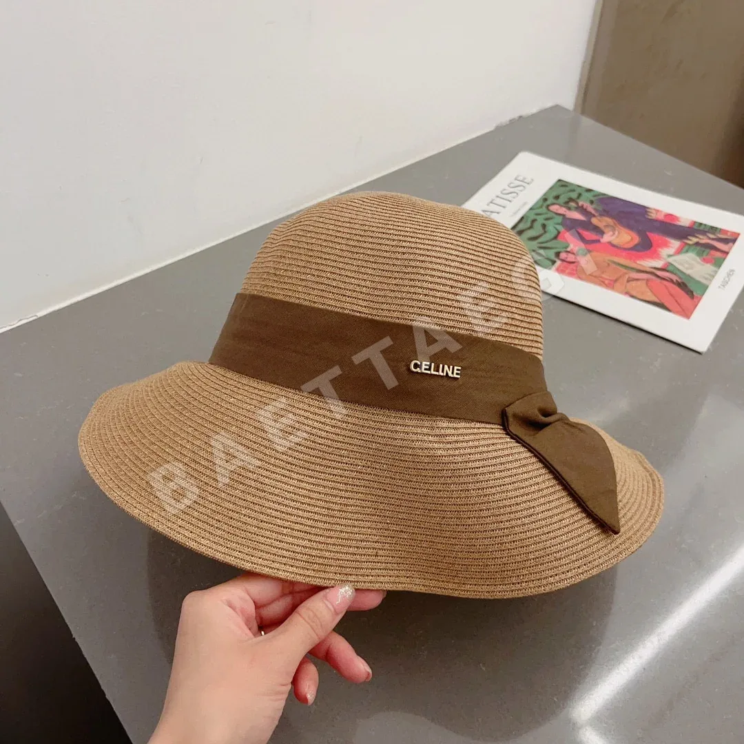 셀린느 파피루스 밀짚 접이식 모자 상세 이미지 6