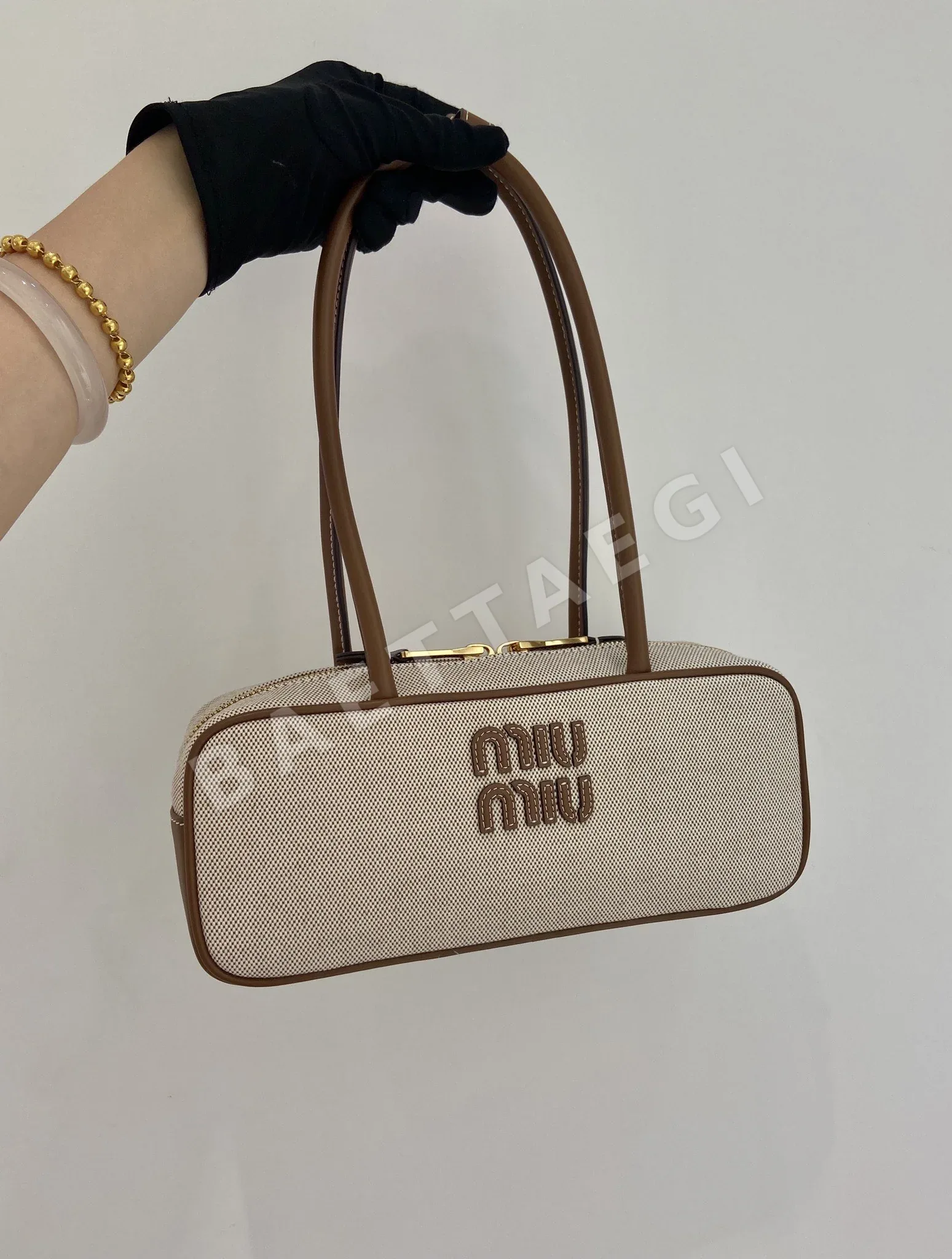 미우미우 캔버스 스몰 가방 5BB173