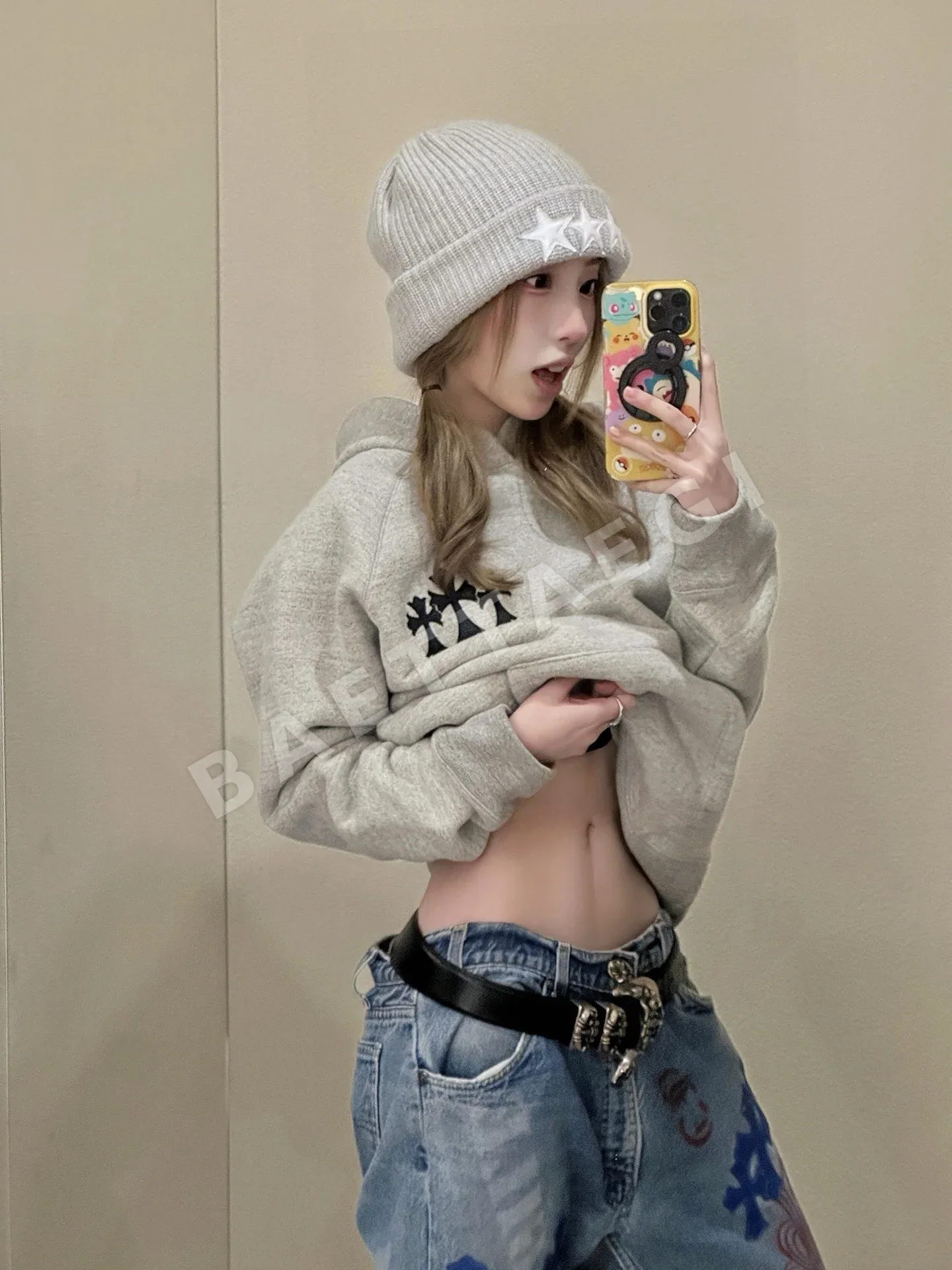 크롬하츠 로고 후드 남성 후드 상세 이미지 10