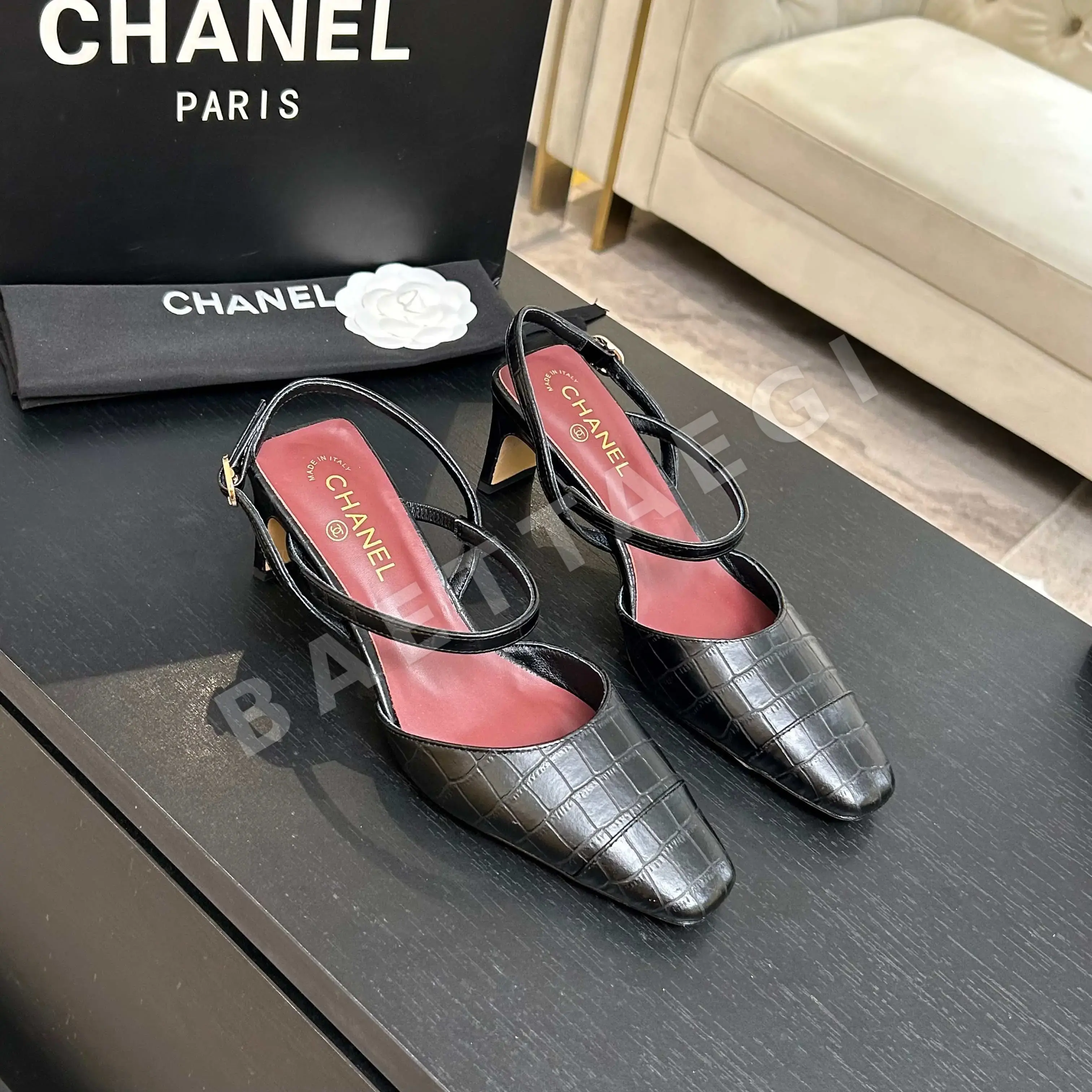 샤넬 더블 C 장식 메리제인 슈즈 상세 이미지 9