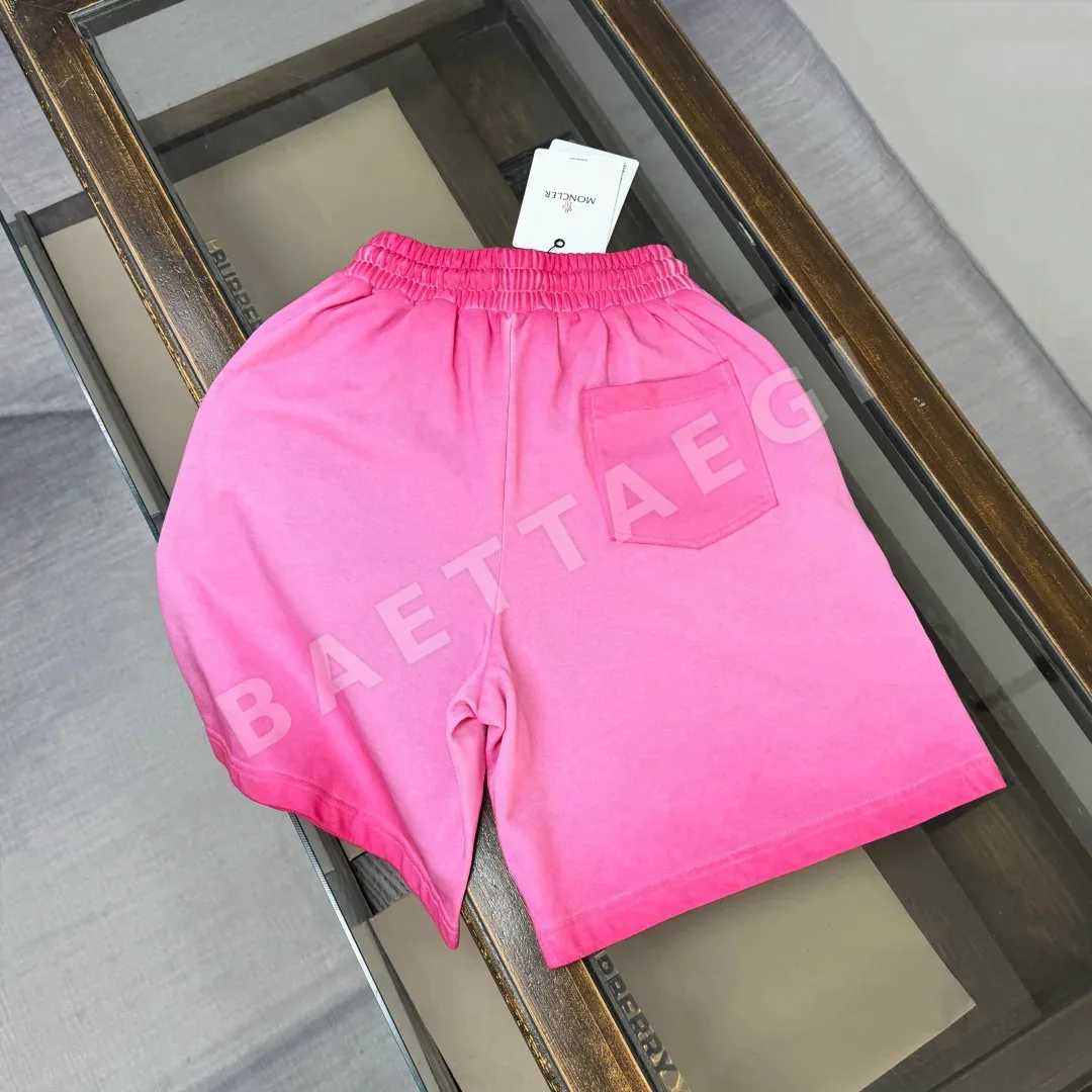몽클레르 헤비 워시 가공 빈티지 남성 반바지 상세 이미지 9