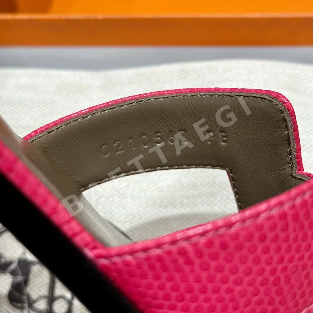에르메스 오란 도마뱀 가죽 샌들 상세 이미지 6