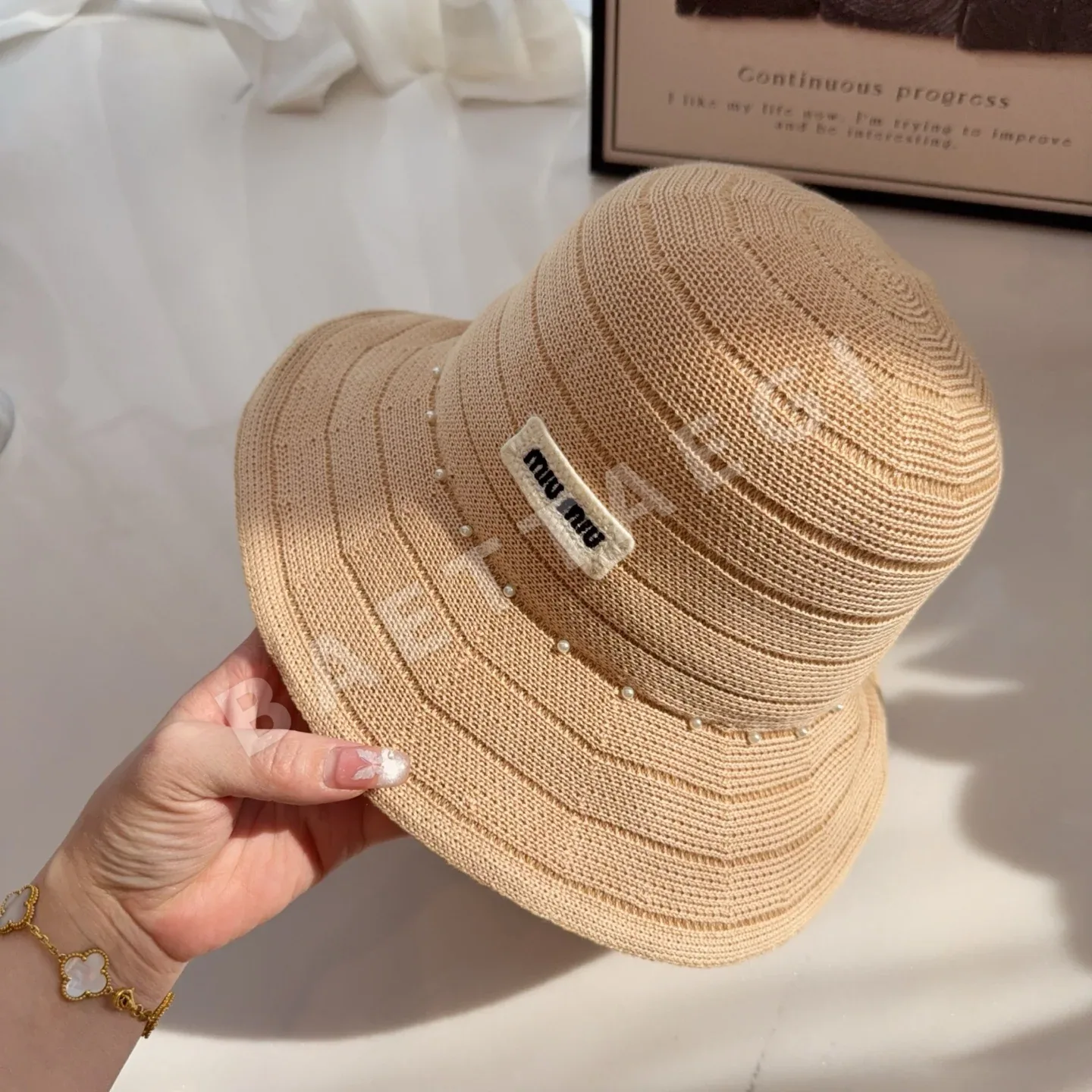 미우미우 모자 81257 Miu Miu Cap 상세 이미지 8