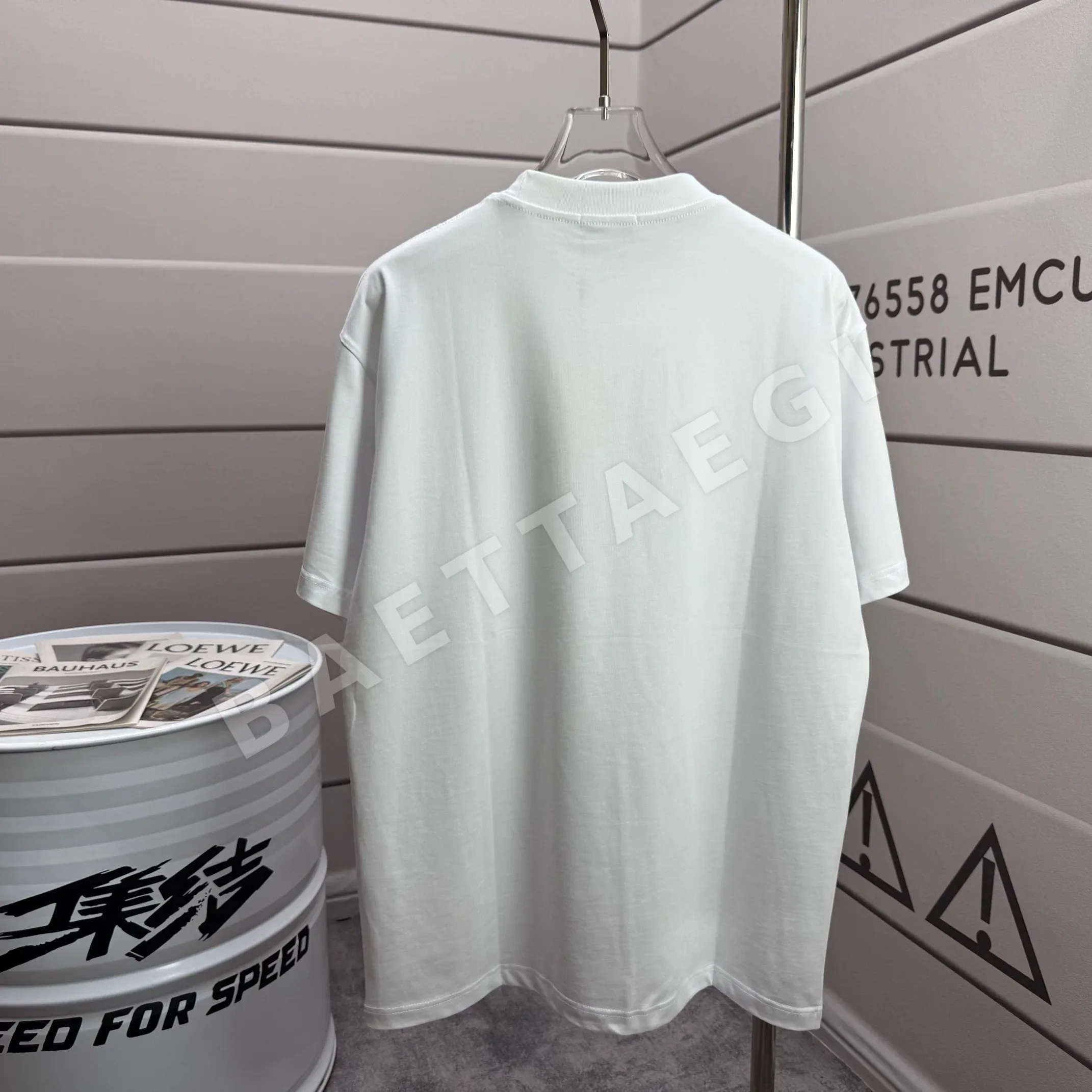 샤넬 3D 실리콘 가공 코튼 반팔 티셔츠 상세 이미지 2