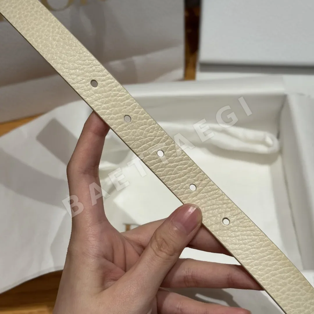 디올 럭키스타 그레인 카프스킨 벨트 상세 이미지 7