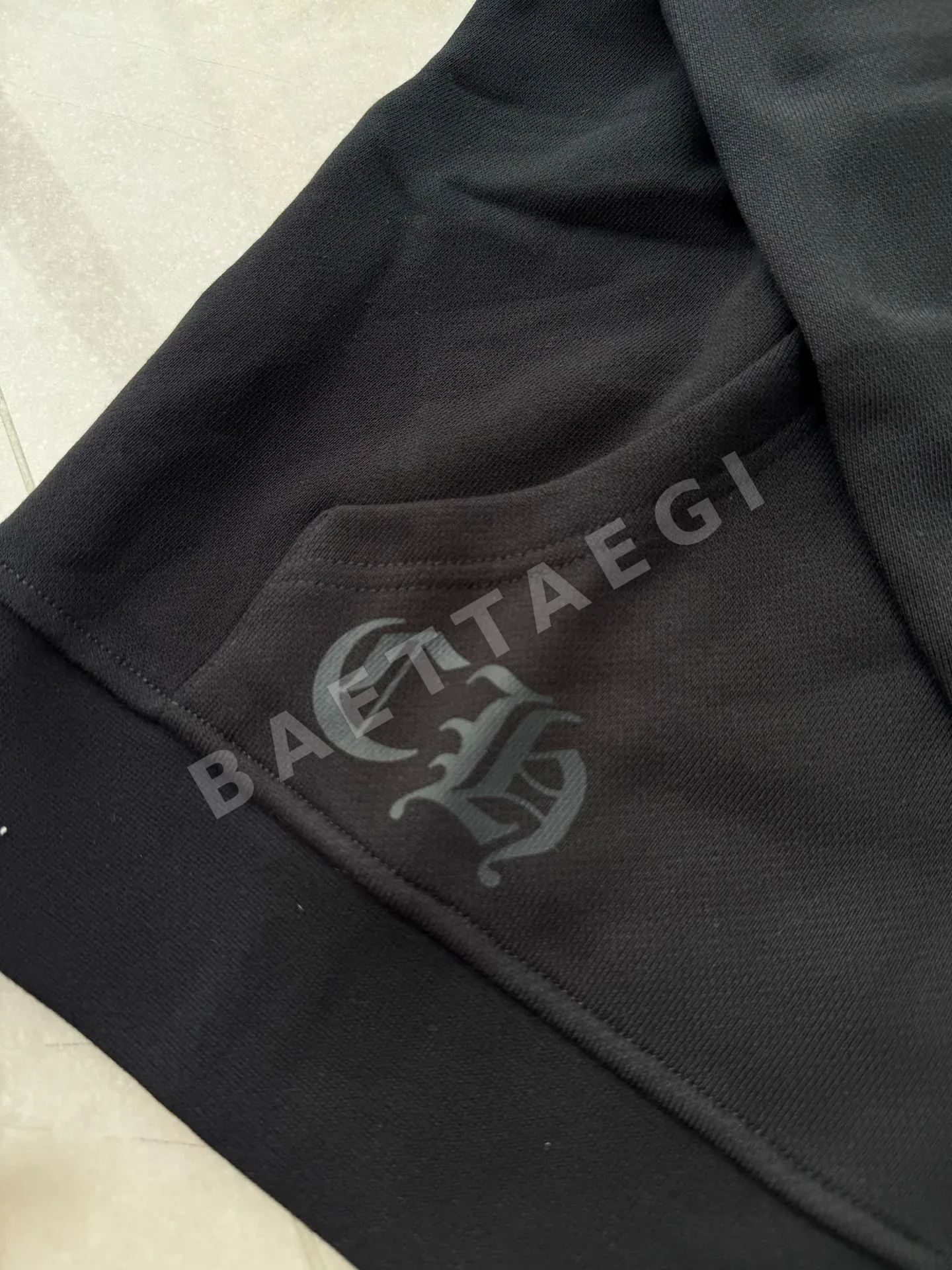 크롬하츠 산스크리트 로고 남성 후드 상세 이미지 4