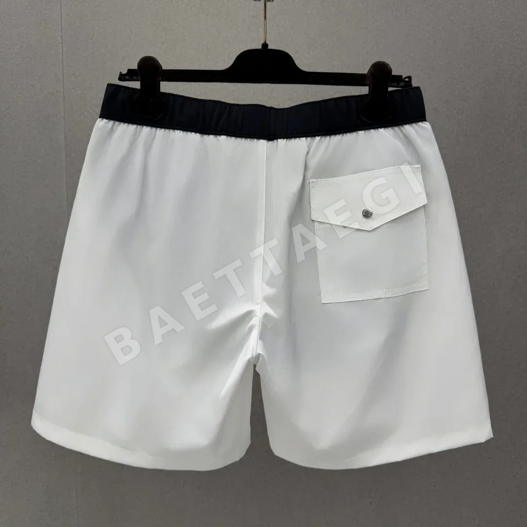 몽클레르 컬러 블록 남성 비치 반바지 상세 이미지 2