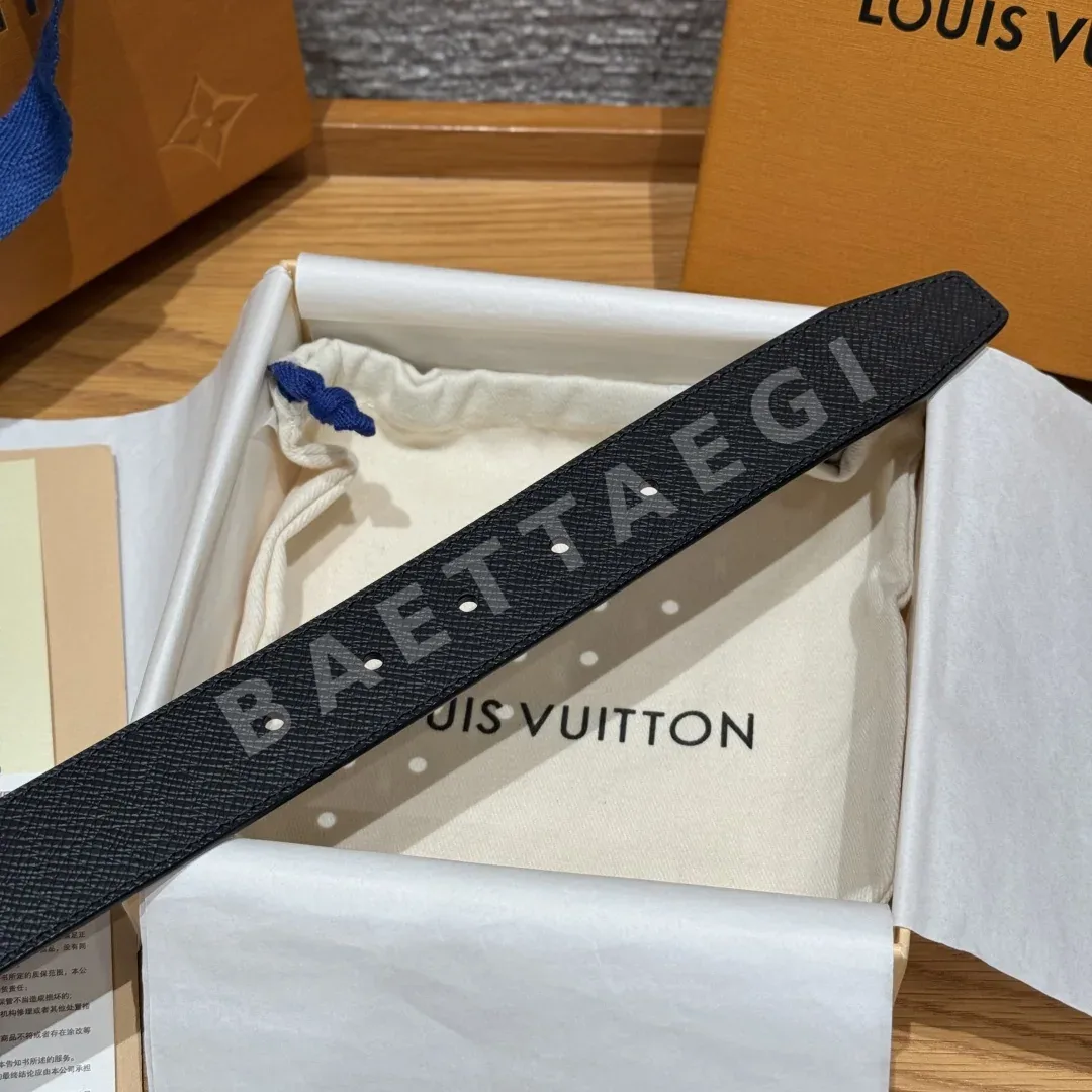 루이비통 가죽 슬림 벨트 상세 이미지 7