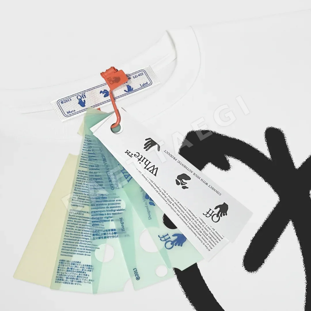 오프화이트 남성 반팔 티셔츠 상세 이미지 3