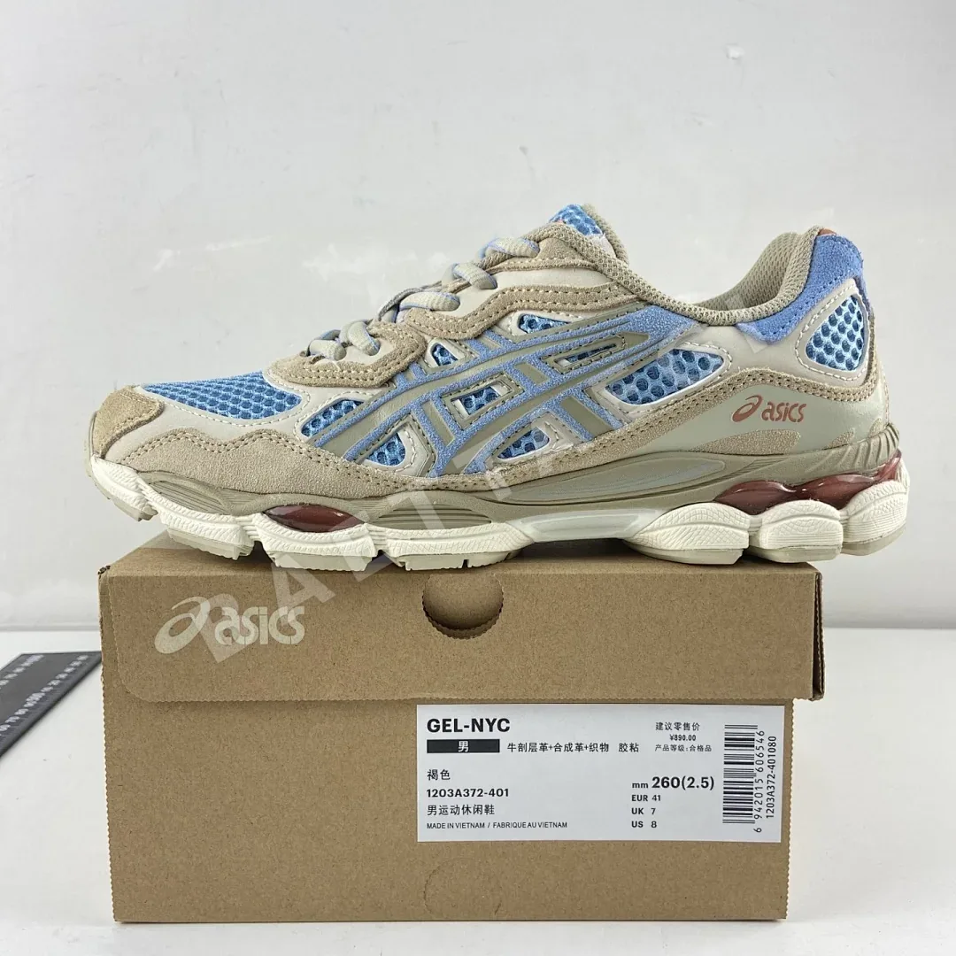 아식스 [HP] 젤 NYC 1203A372-401 200226 Asics Gel-NYC Harbor Blue Wood Crepe 상세 이미지 4