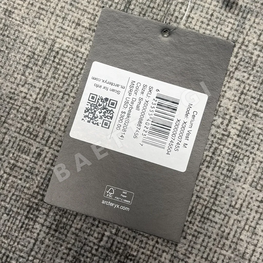 아크테릭스 [XF] 세리움 베스트 블랙 실버 205580 Arc'teryx Cerium Vest 상세 이미지 13