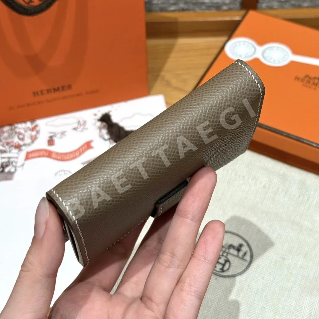 에르메스 베안 카드홀더 Mini 앱송 가죽 카드지갑 상세 이미지 6