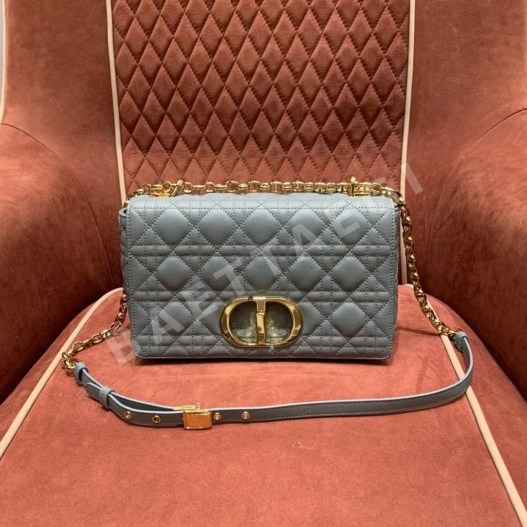 디올 카로 미디엄 송아지가죽 핸드백 190822