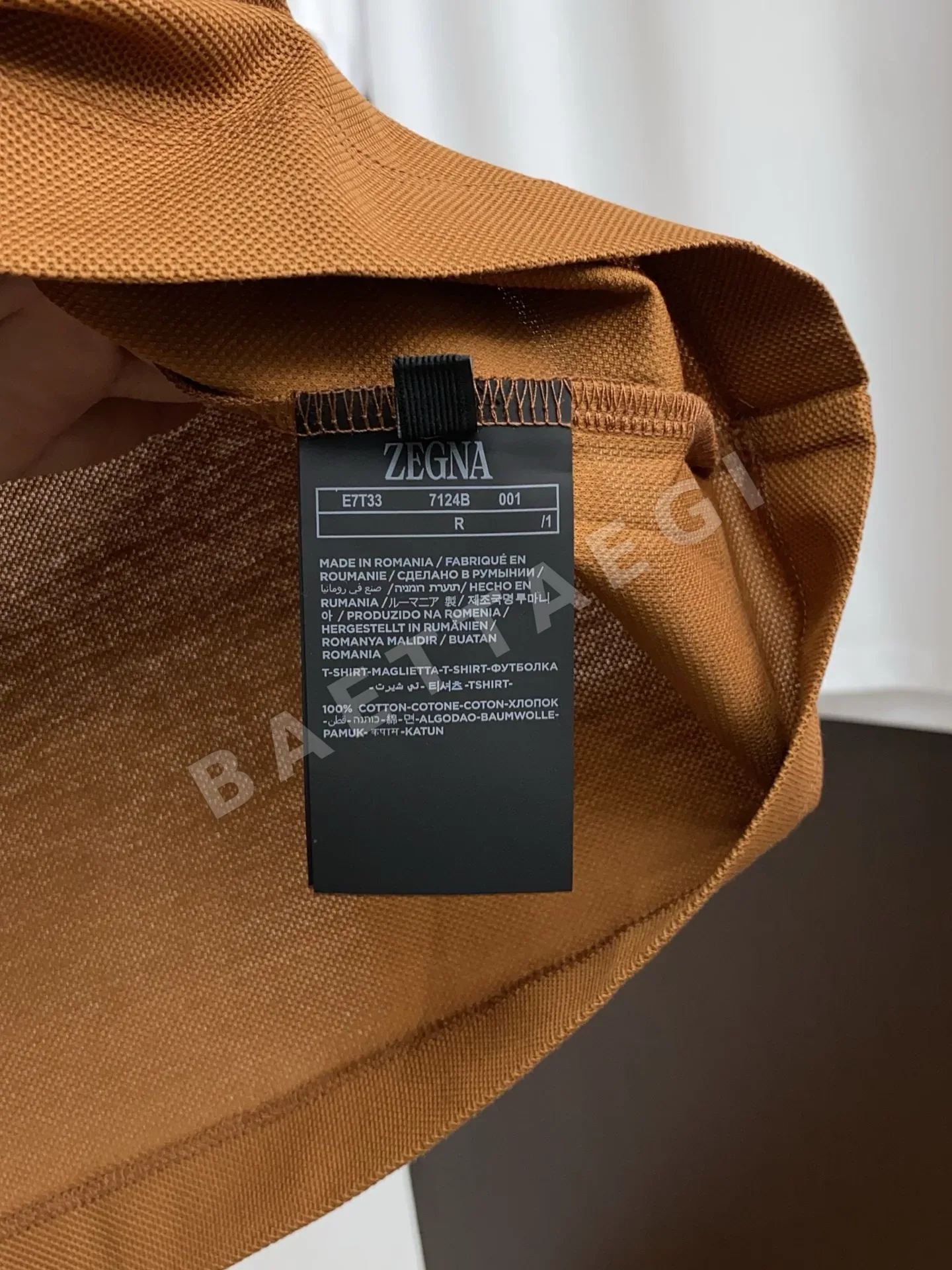 제냐 남성 클래식 반팔 폴로셔츠 M~3XL 상세 이미지 6