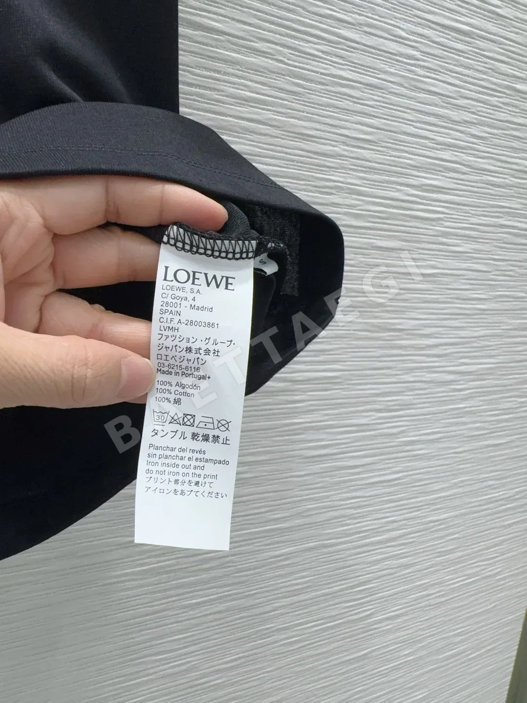 로에베 여성 자수 반팔 티셔츠 상세 이미지 9
