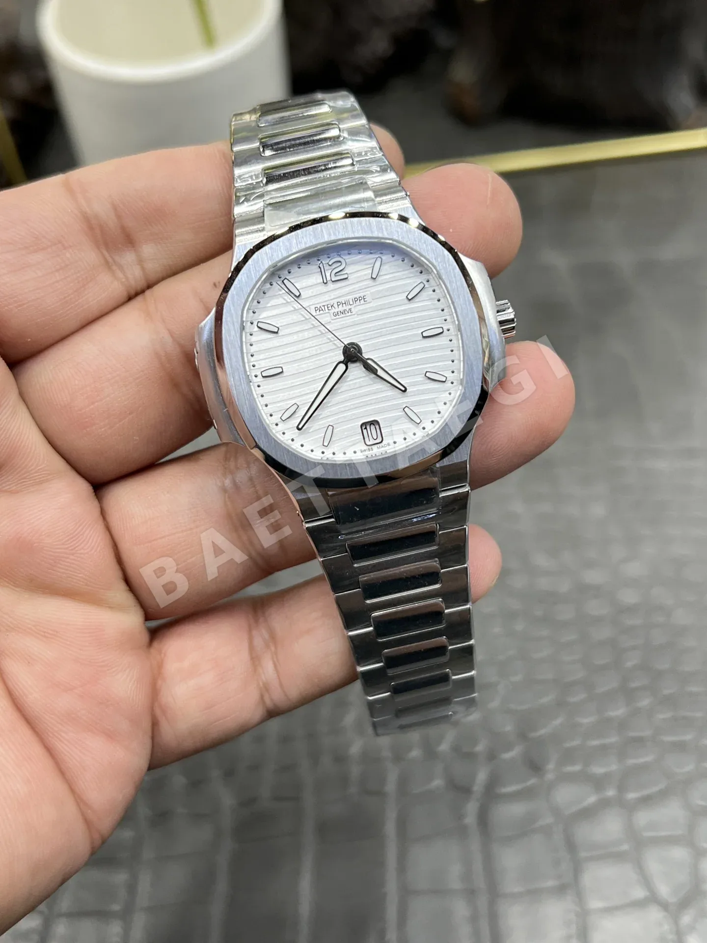 파텍필립 노틸러스 7118 자동 여성용 3K 공장 레플리카 43965 Patek Philippe 상세 이미지 2