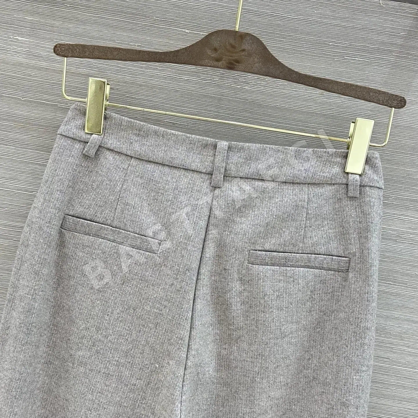 브루넬로쿠치넬리 여성 울 스팽글 바지 상세 이미지 9