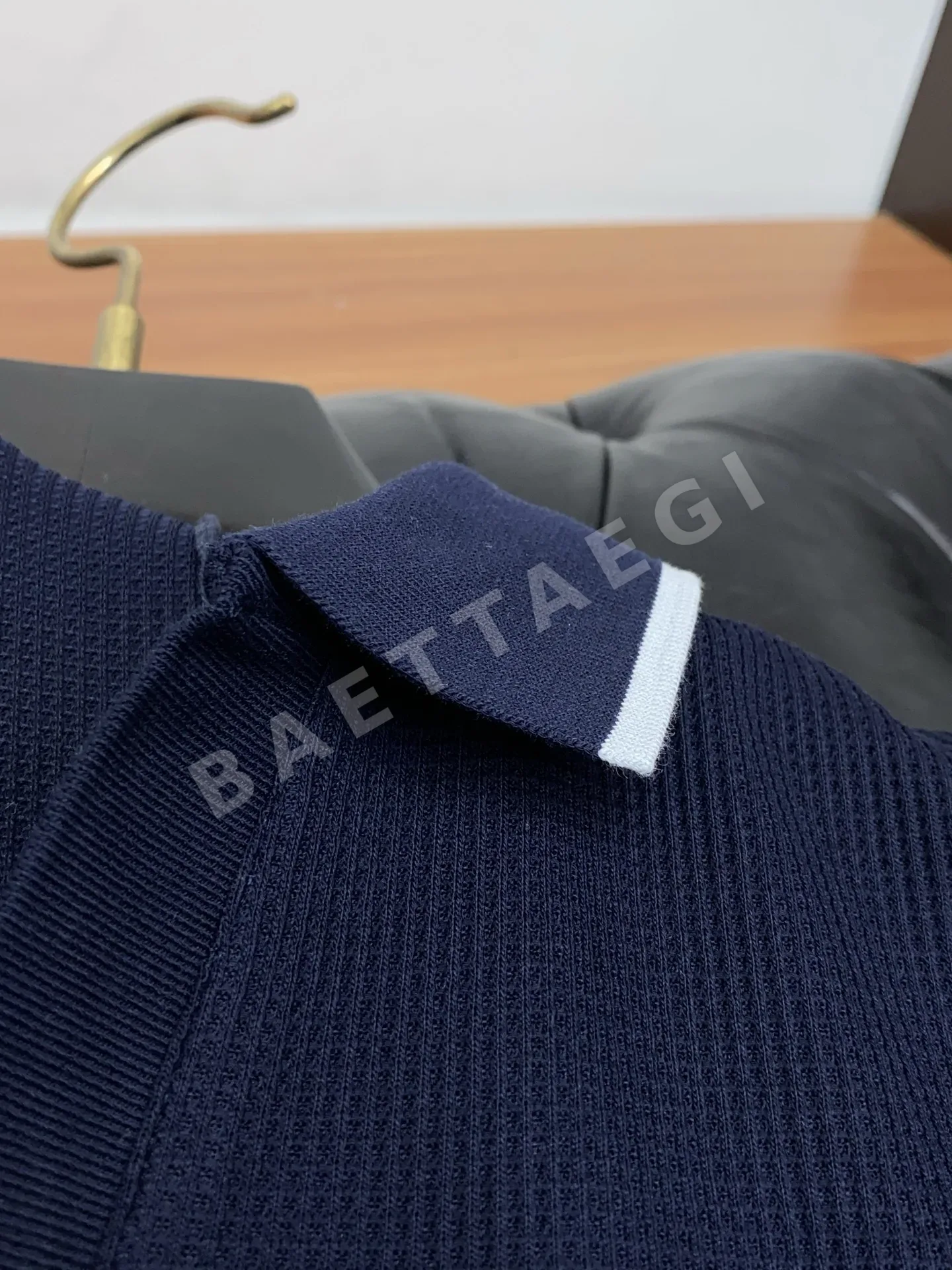 프라다 수입 원단 가먼트다잉 남성 반팔 폴로셔츠 1268 상세 이미지 8
