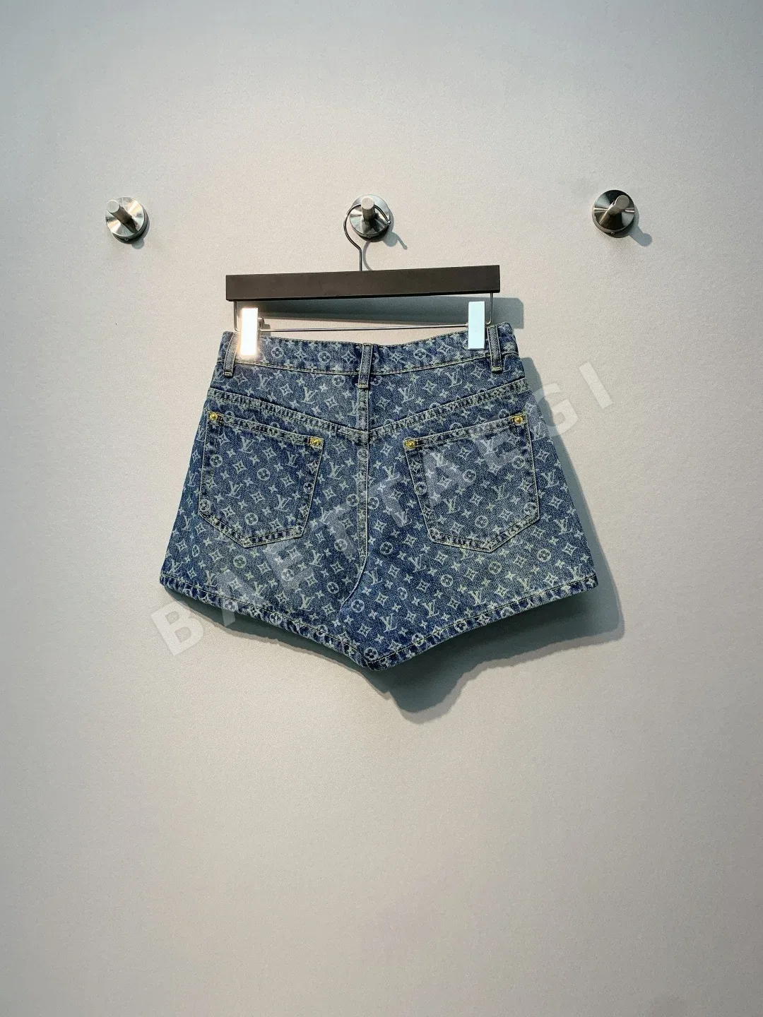 루이비통 모노그램 데님 하이웨이스트 여성 바지 상세 이미지 6