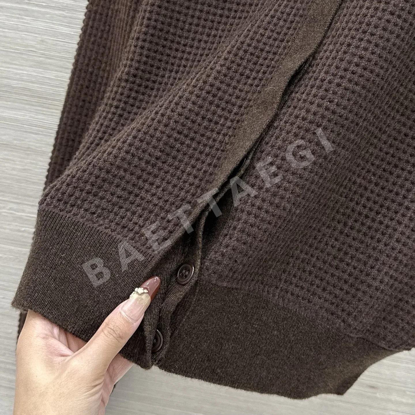 로로피아나 모노크롬 롱 자켓 상세 이미지 7