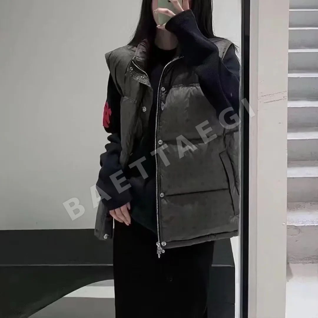 크롬하츠 올로고 블랙 다운베스트 남성 조끼 상세 이미지 3