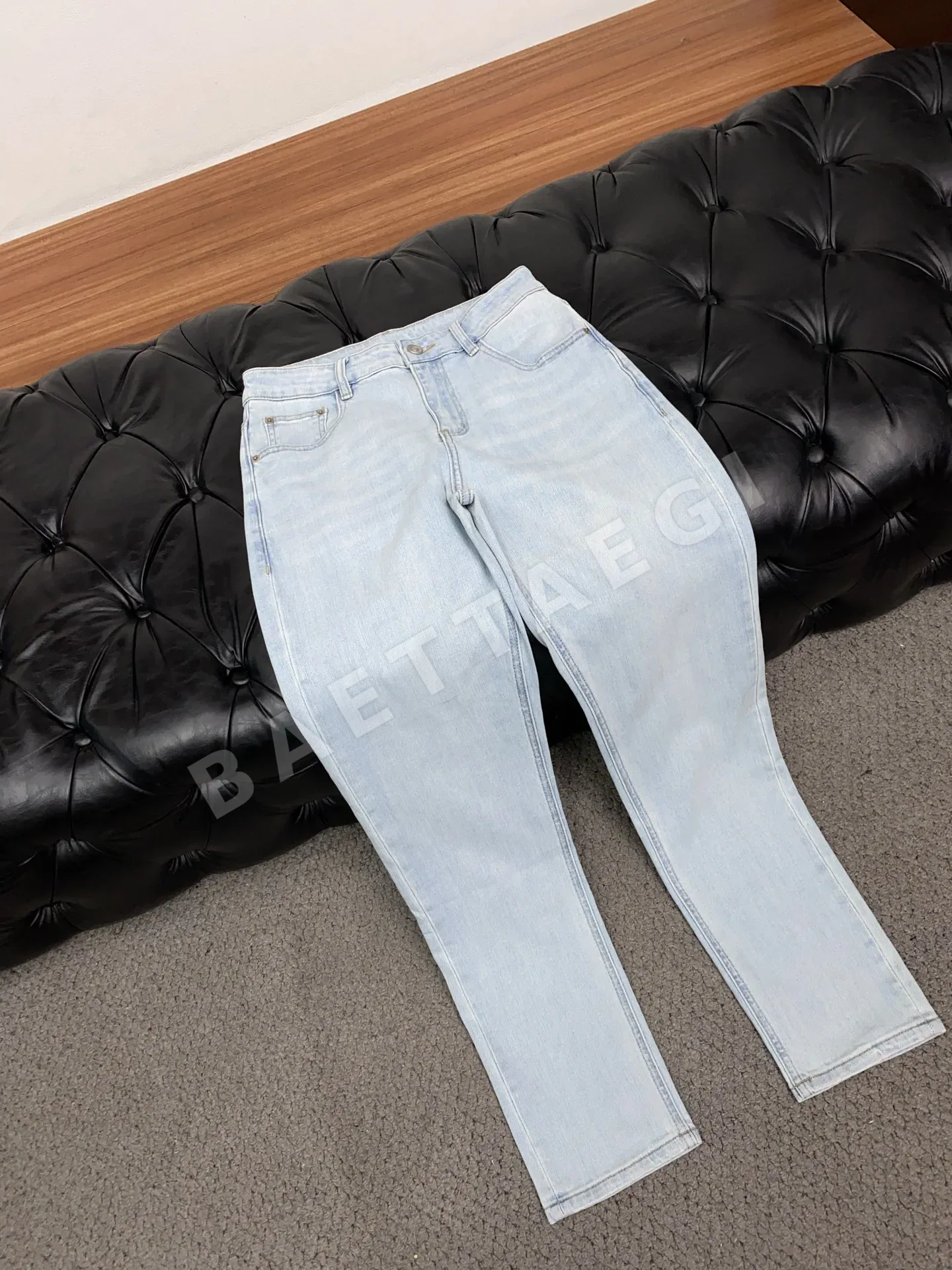 버버리 남성 데님 바지 상세 이미지 6