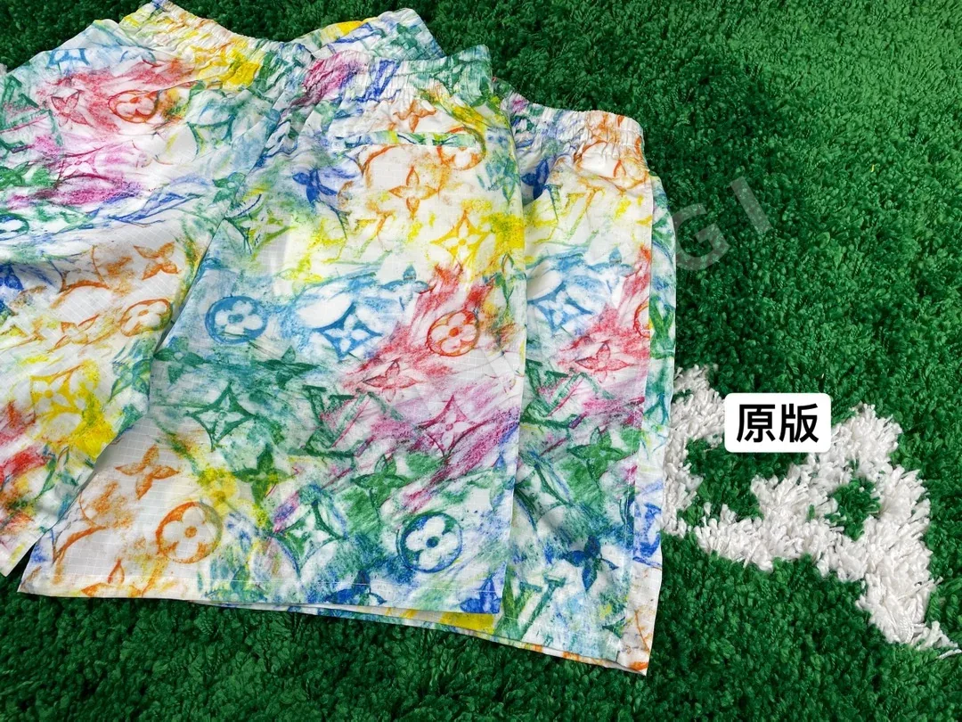 루이비통 모노그램 오버핏 남성 반바지 4485 상세 이미지 4