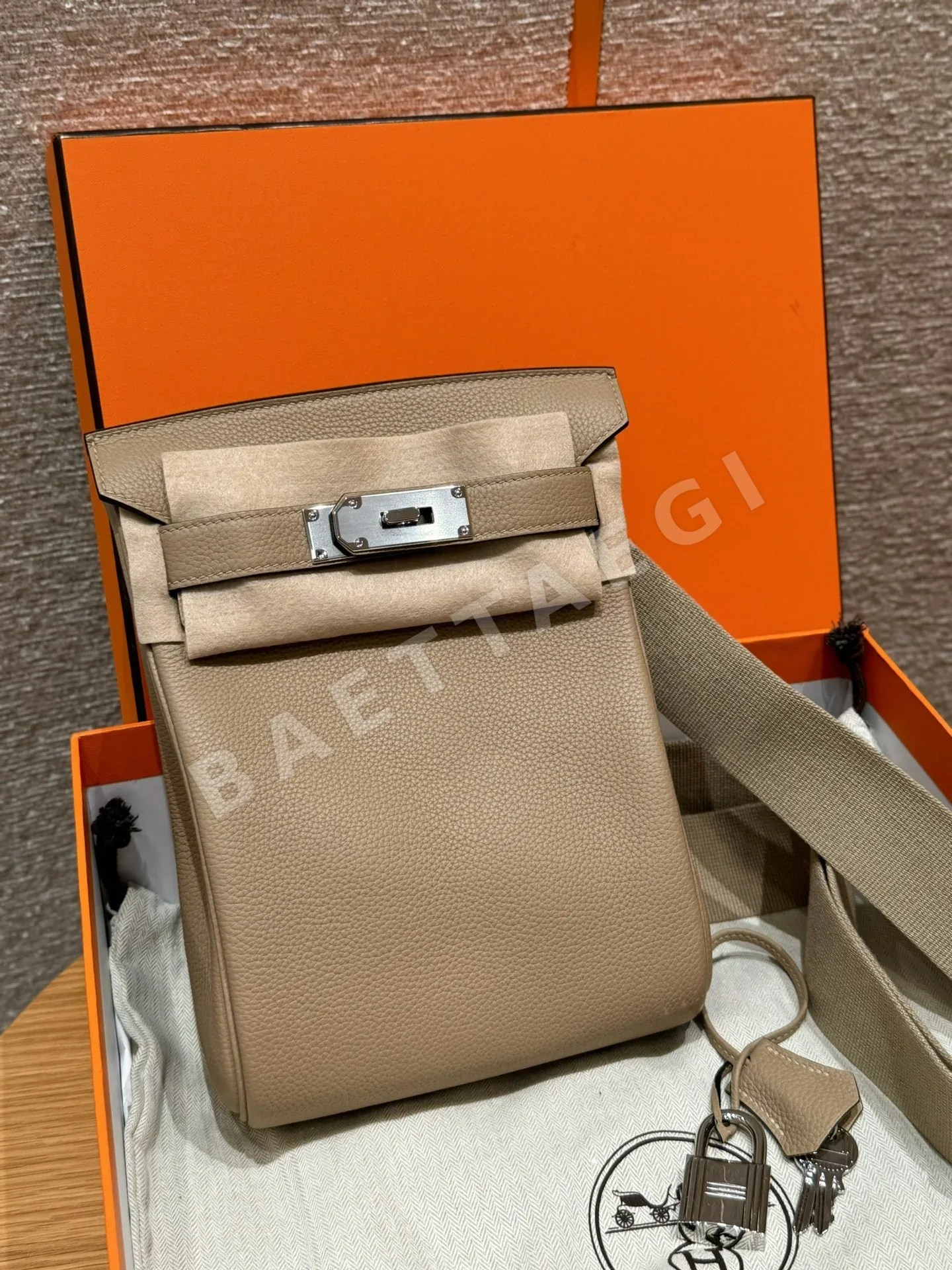 에르메스 핵 아 도 토고 레더 백팩 166667