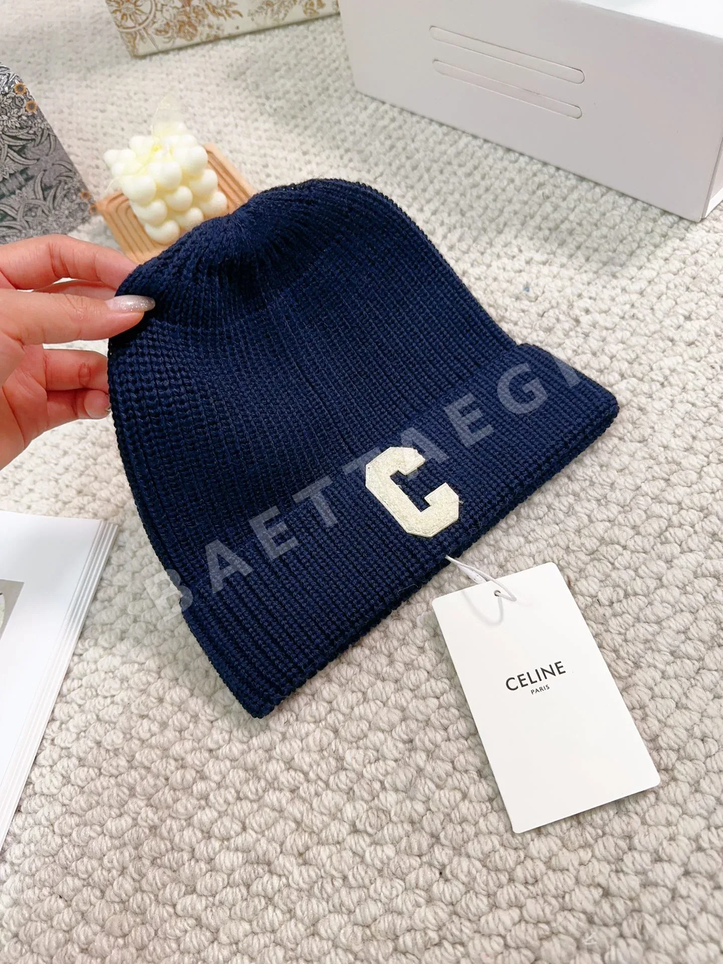 셀린느 울 니트 캡 상세 이미지 4