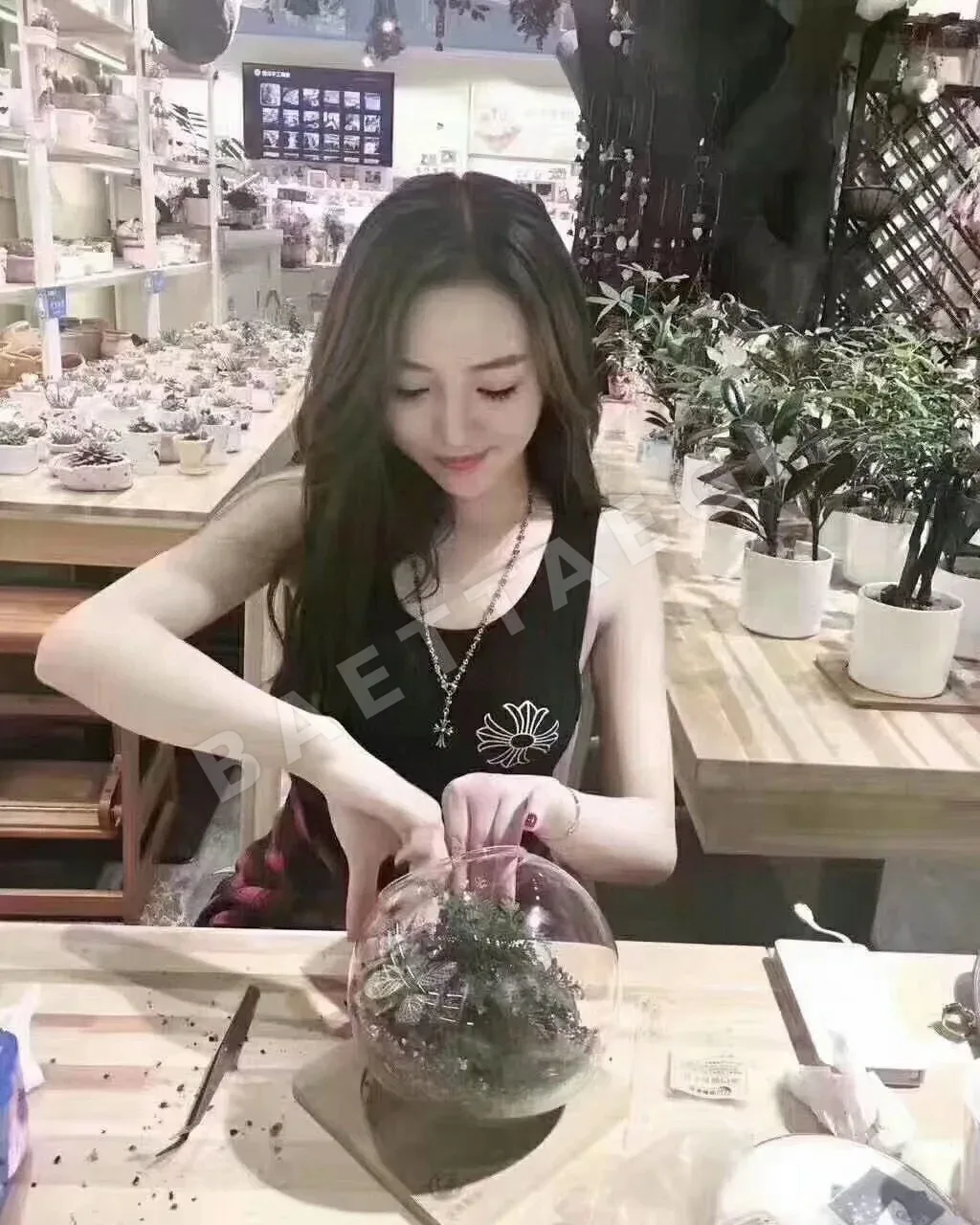 크롬하츠 조절 가능한 크로스 실버 목걸이 상세 이미지 5
