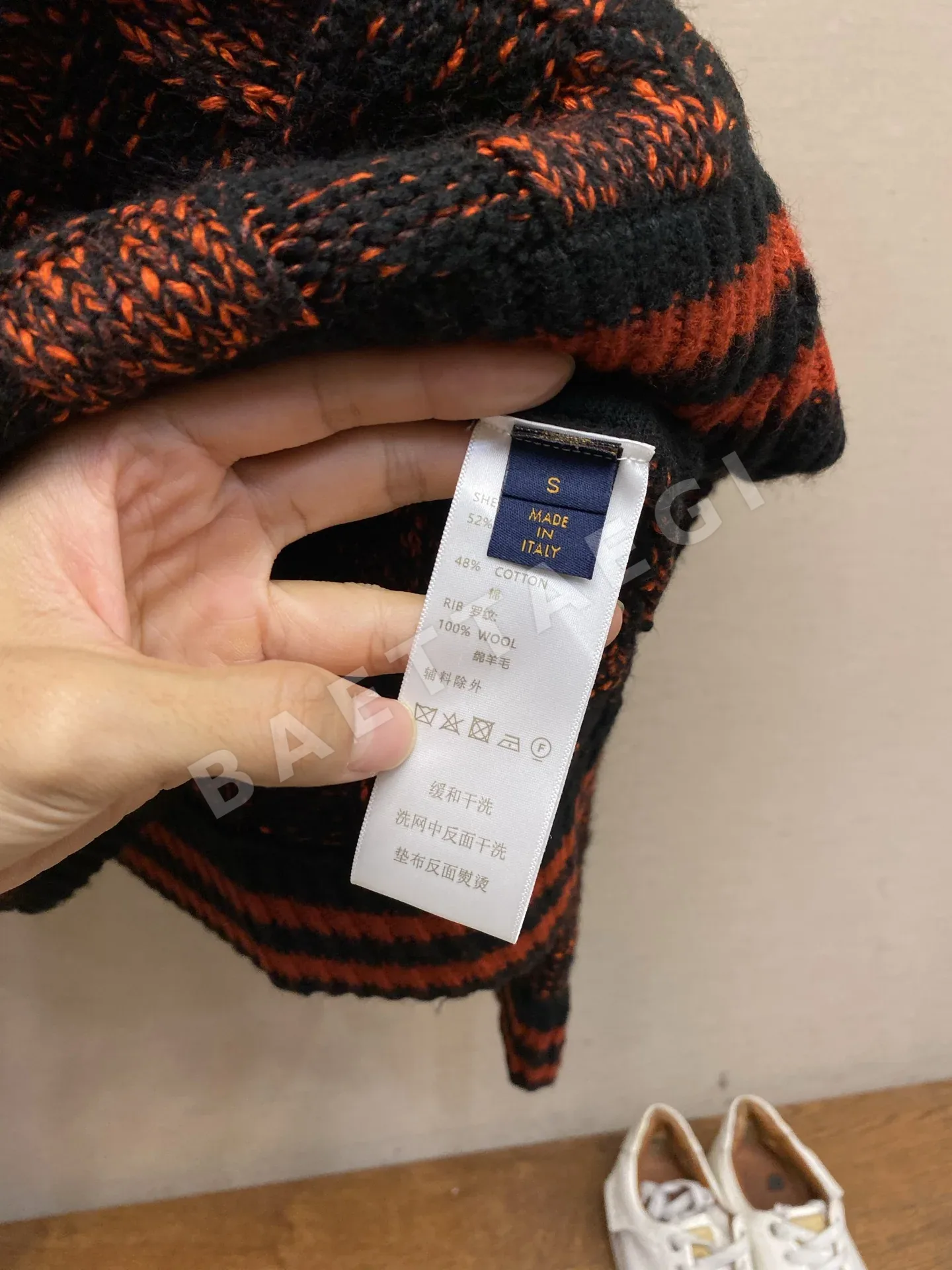 루이비통 다미에 자카드 카라 가디건 상세 이미지 9