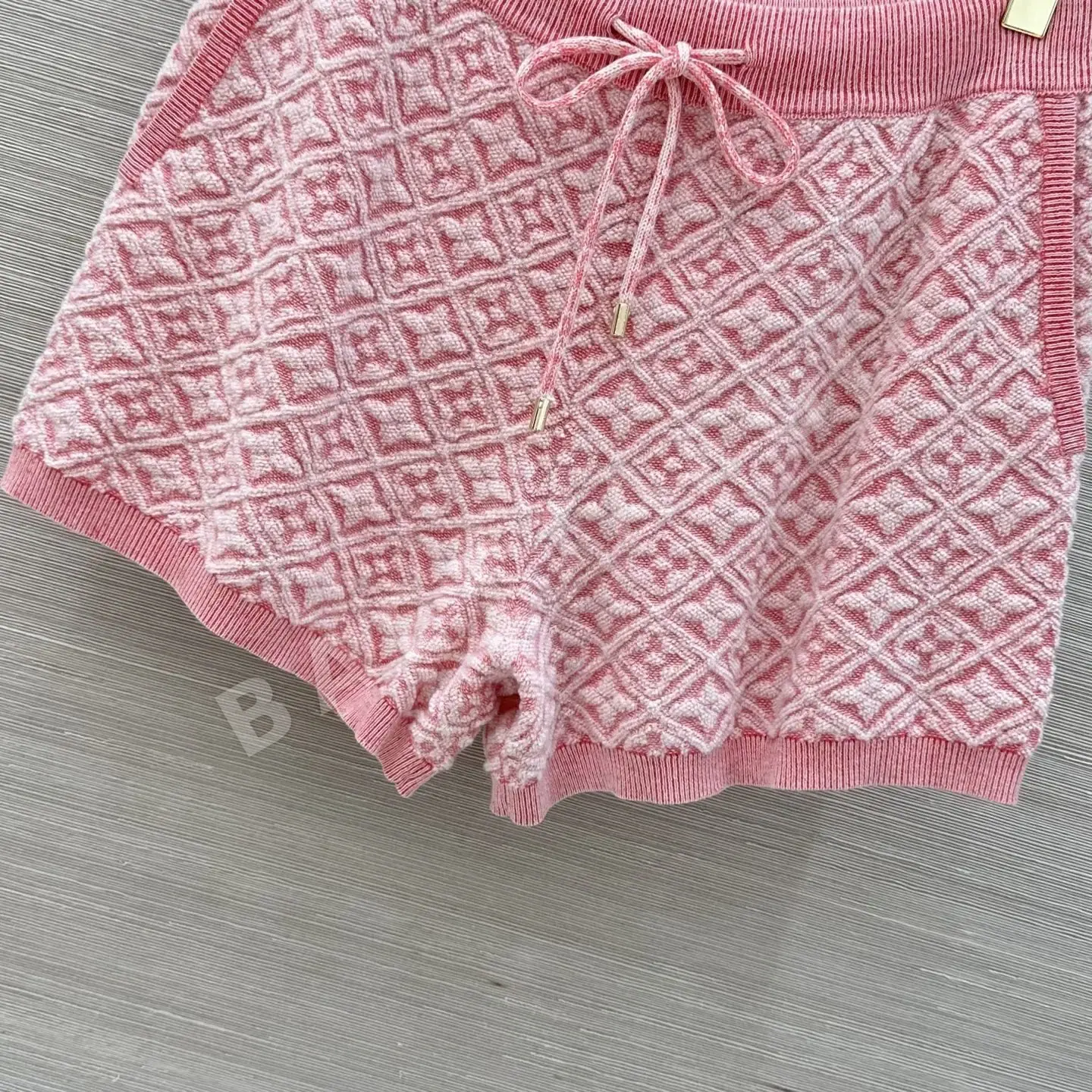 루이비통 모노그램 자카드 울 반바지 상세 이미지 6