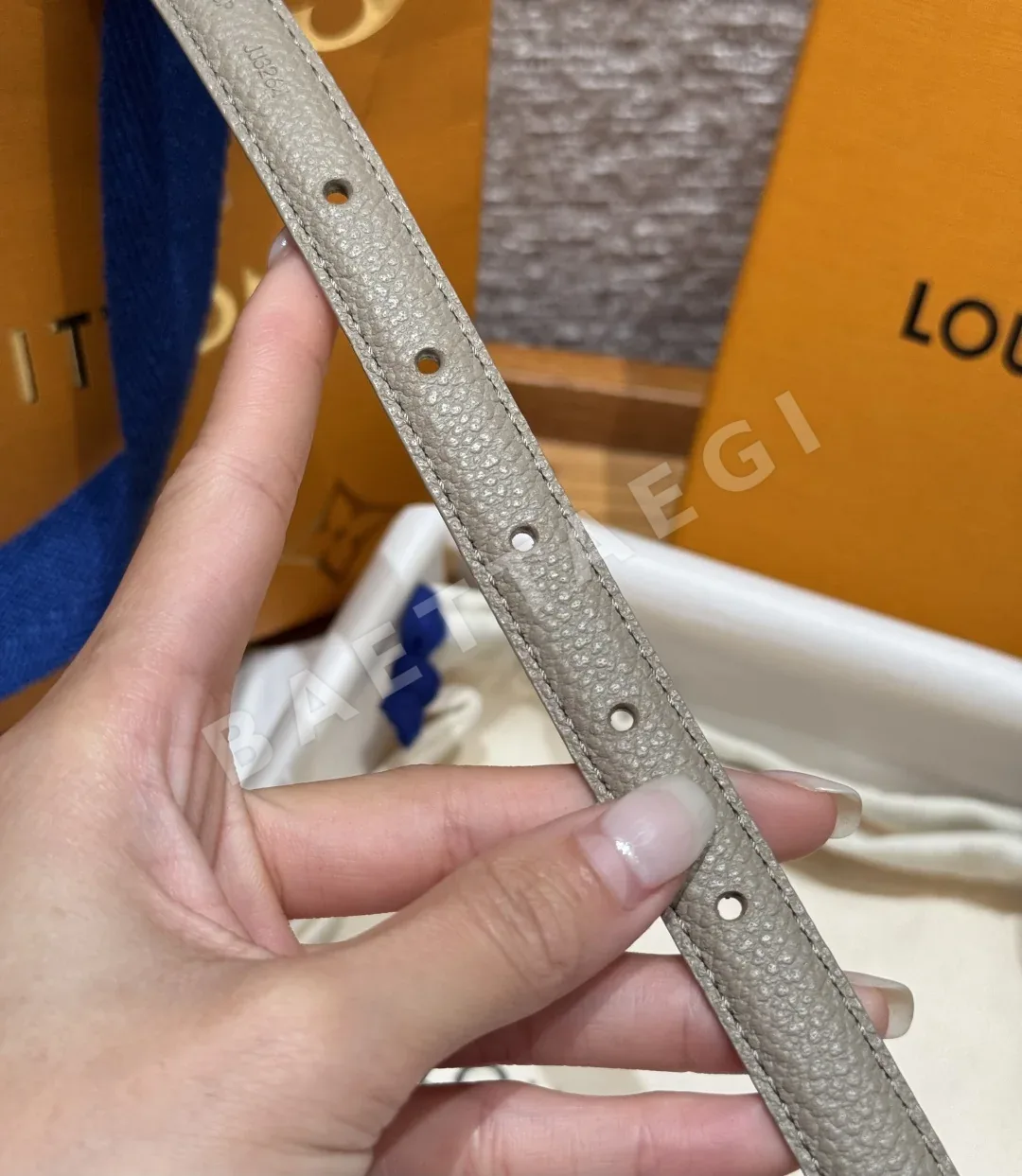 루이비통 미니 플라워그램 15mm 리버시블 벨트 상세 이미지 7