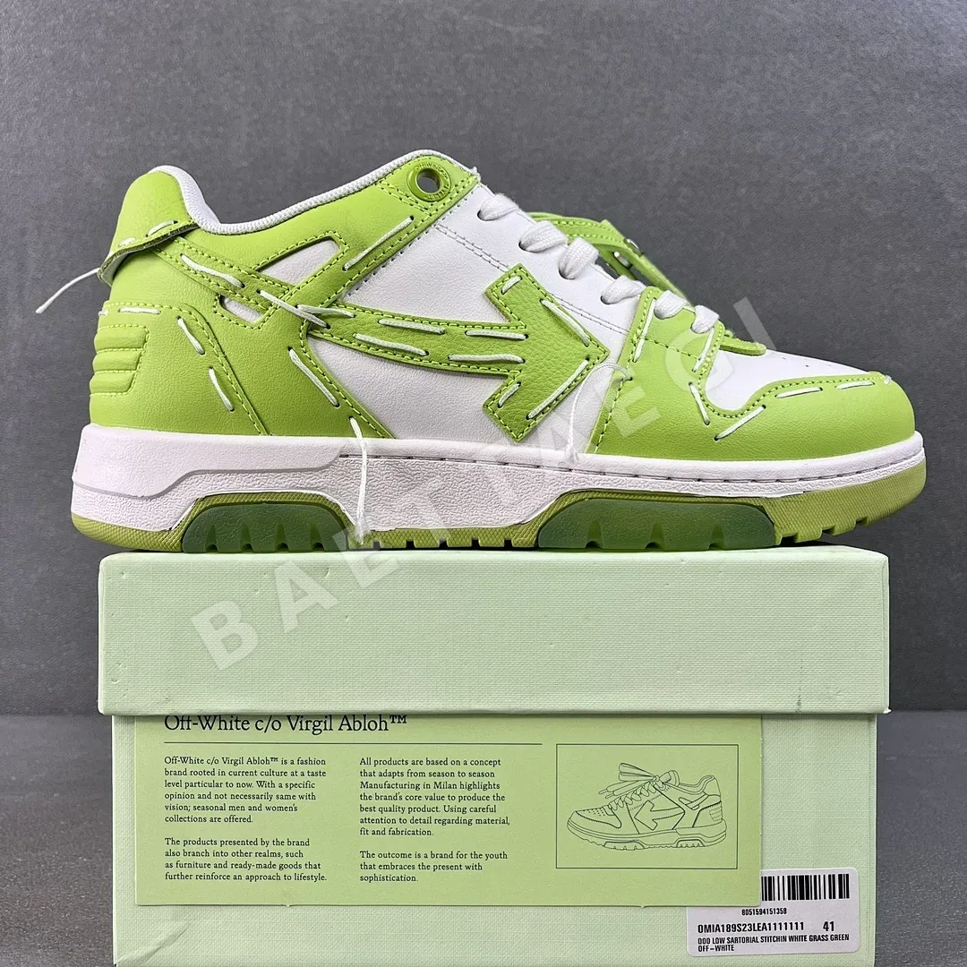 오프화이트 화이트 그린 202345 Off White 상세 이미지 1