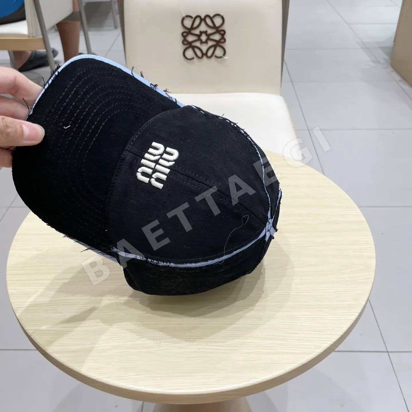 미우미우 자수 베이스볼 캡 상세 이미지 7