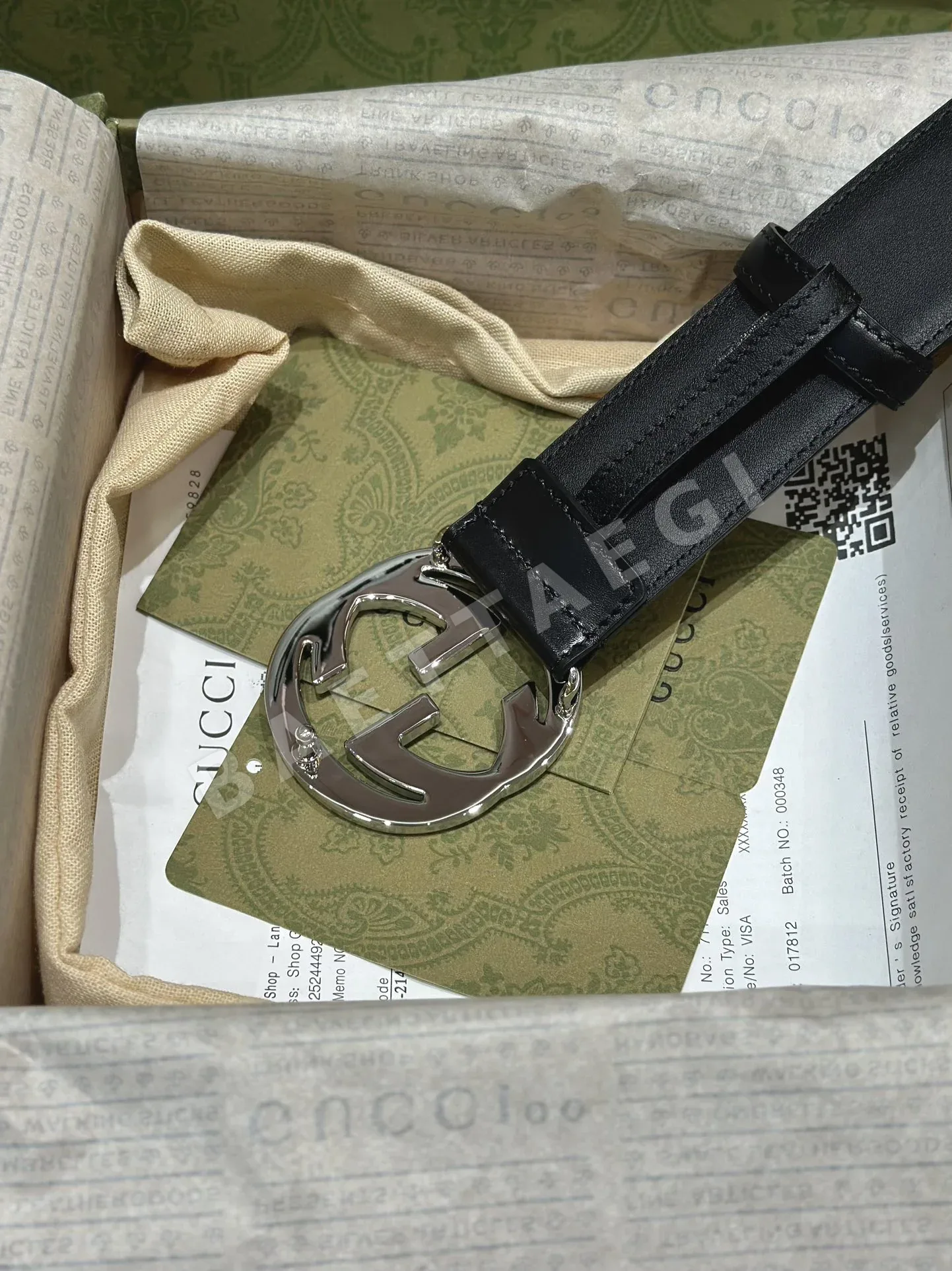 구찌 G 버클 남성 벨트 상세 이미지 6