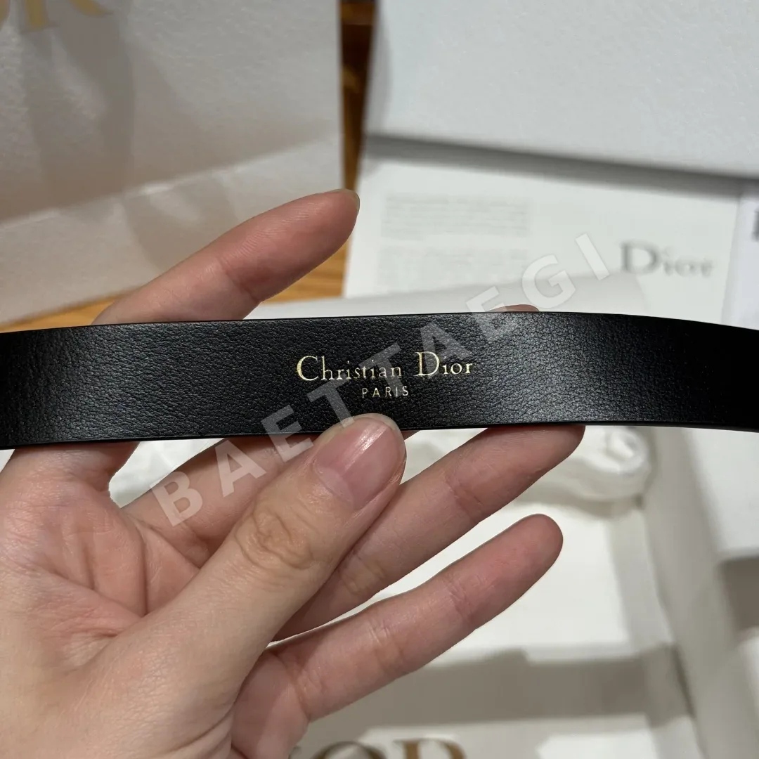 디올 새들루프 CD 버클 소가죽 벨트 상세 이미지 8