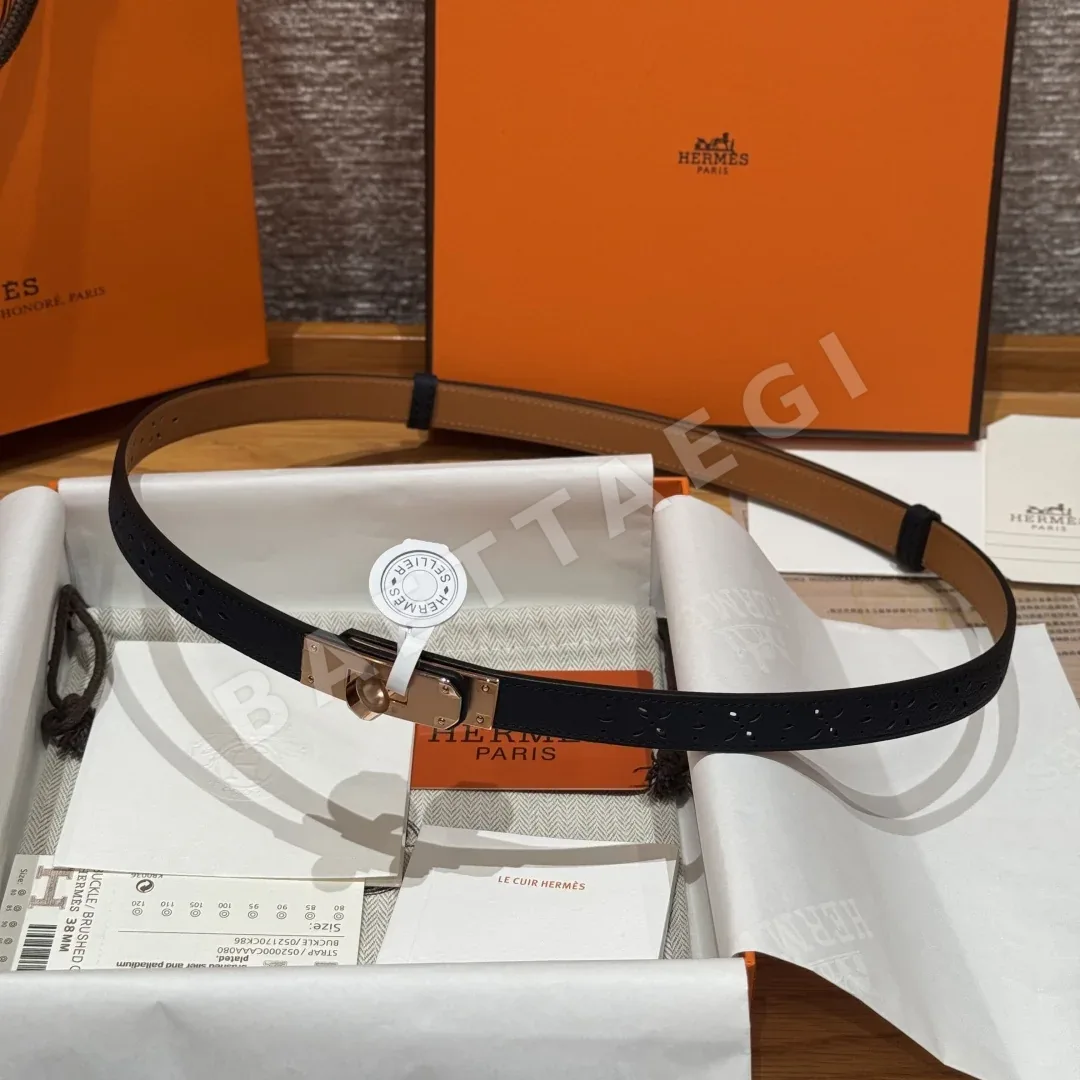 에르메스 켈리 가든 파티 스테인리스 스틸 벨트 상세 이미지 4