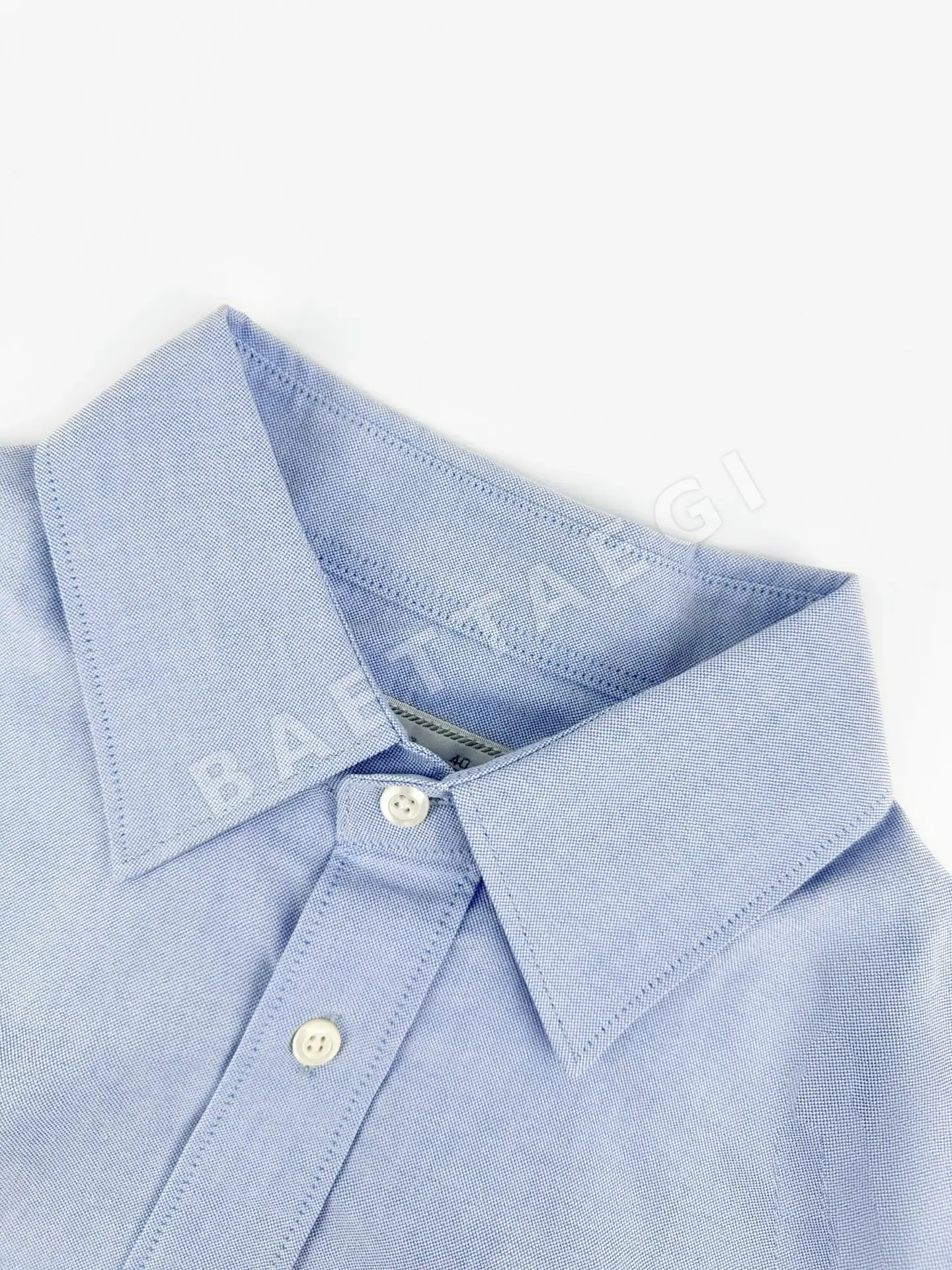 프라다 자수 로고 긴팔 셔츠 상세 이미지 3